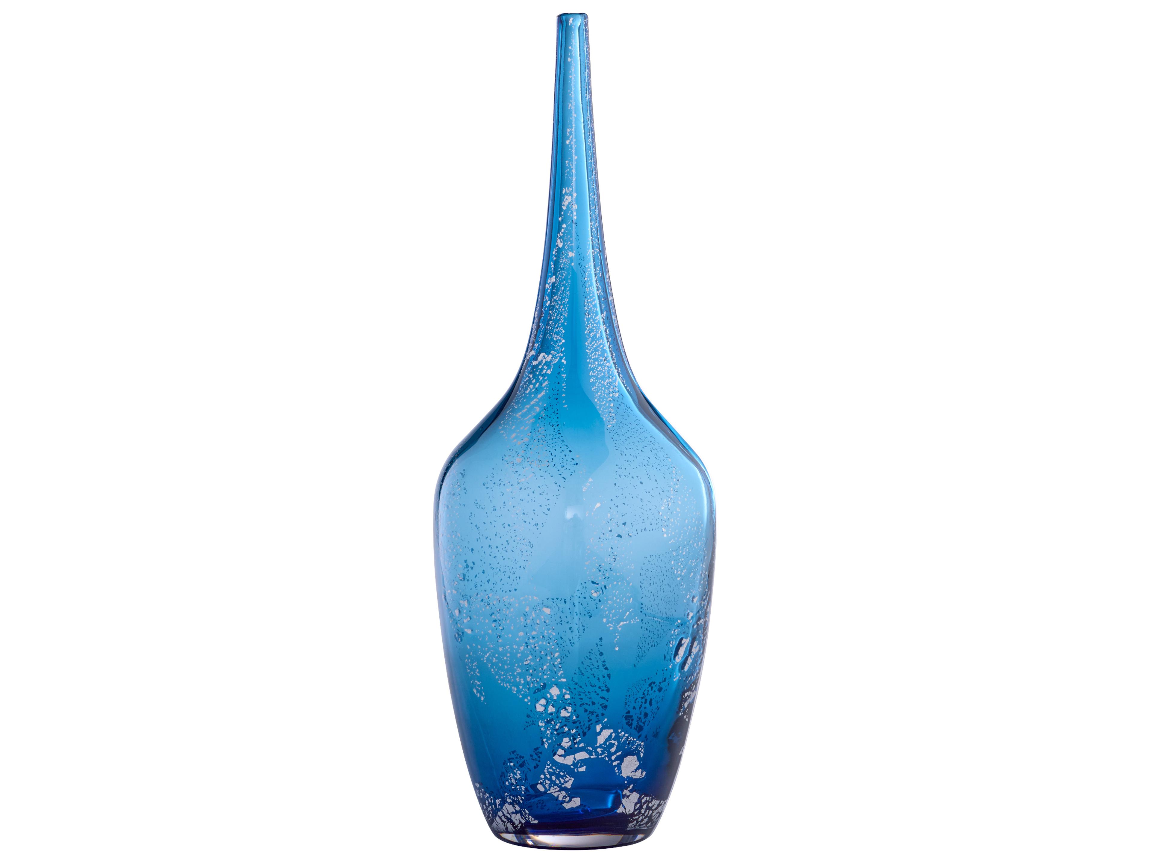 Cyan Design Vero Blue Metallic Vase