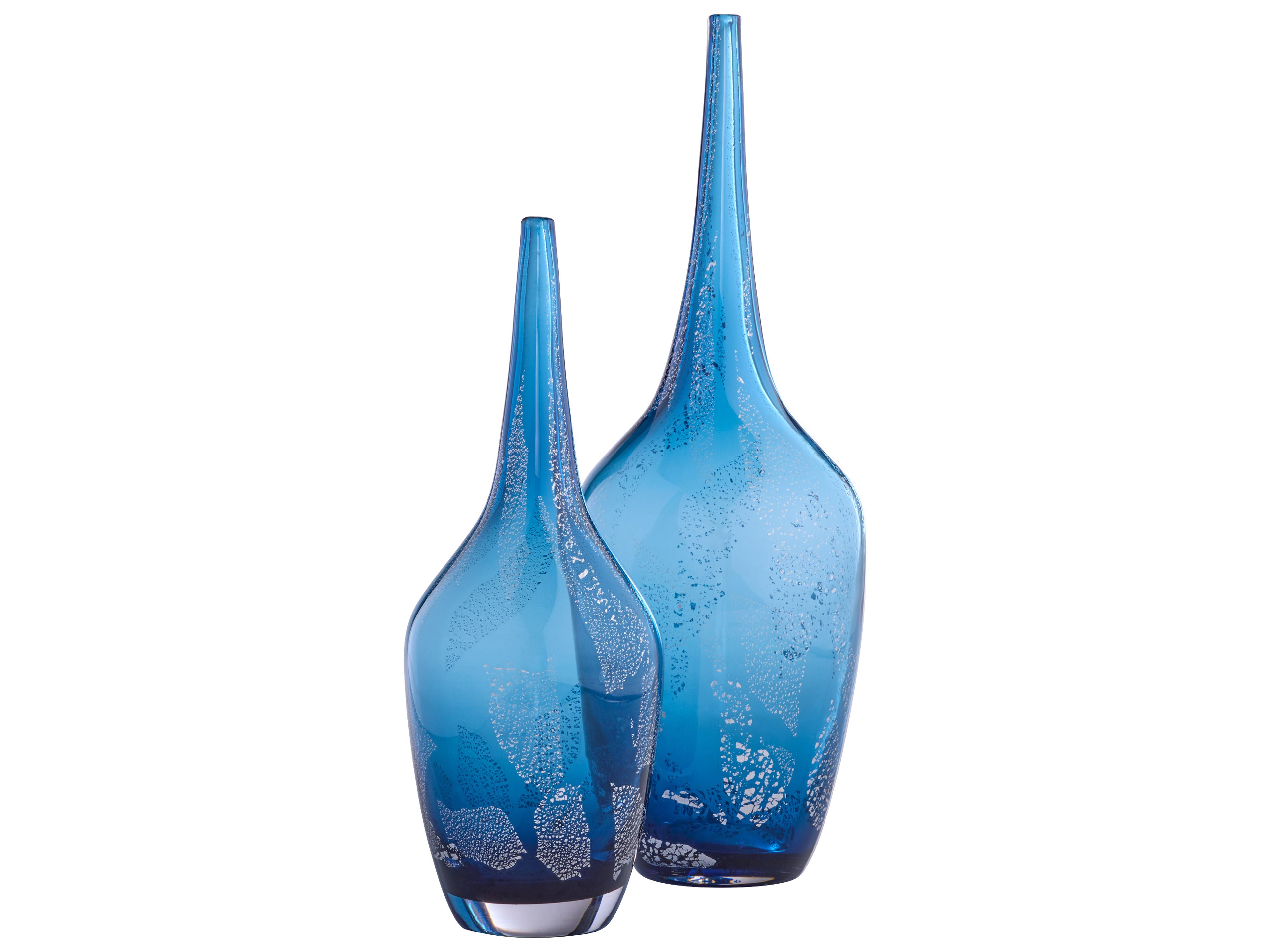 Cyan Design Vero Blue Metallic Vase