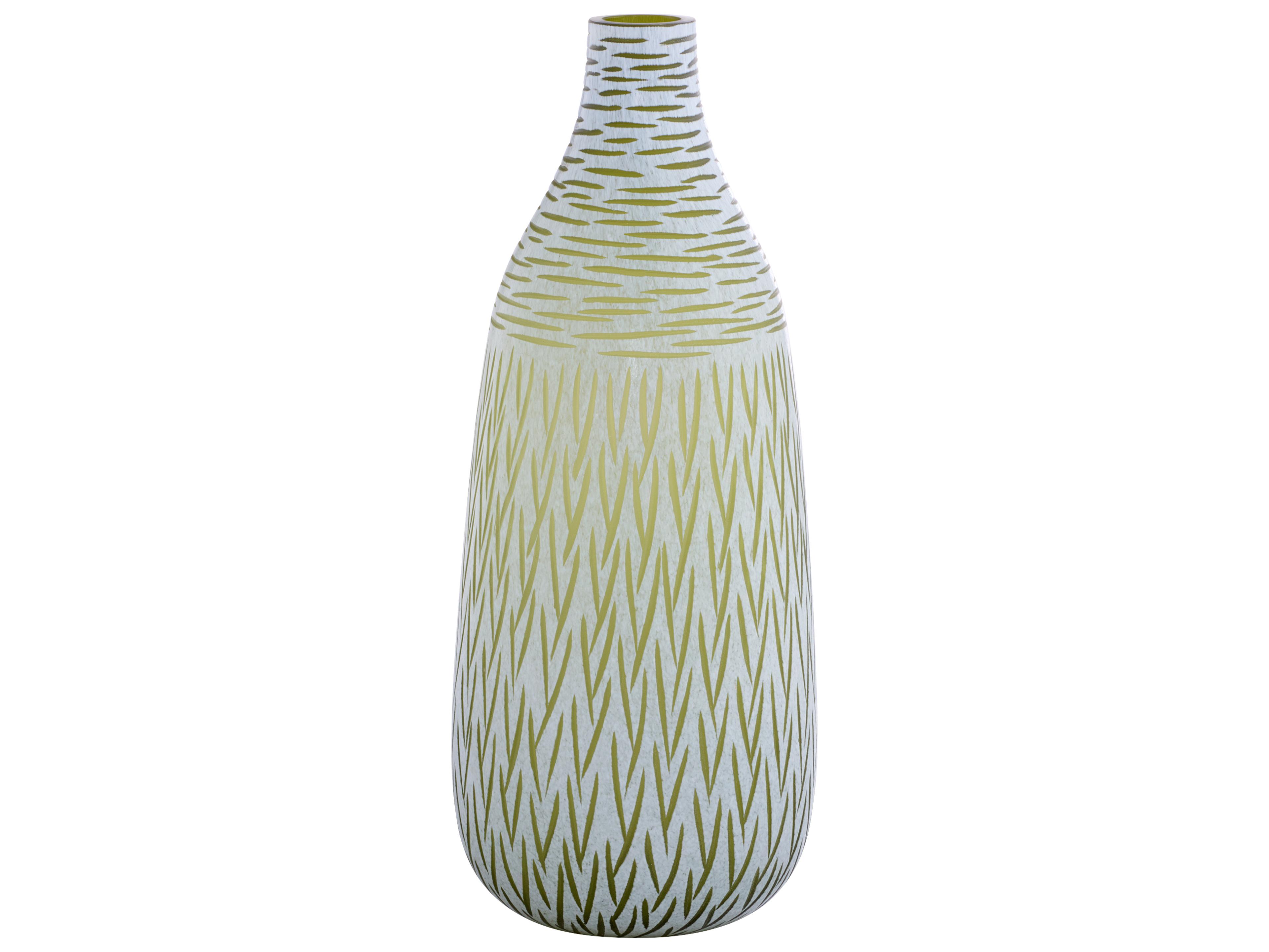Signo Green White Vase