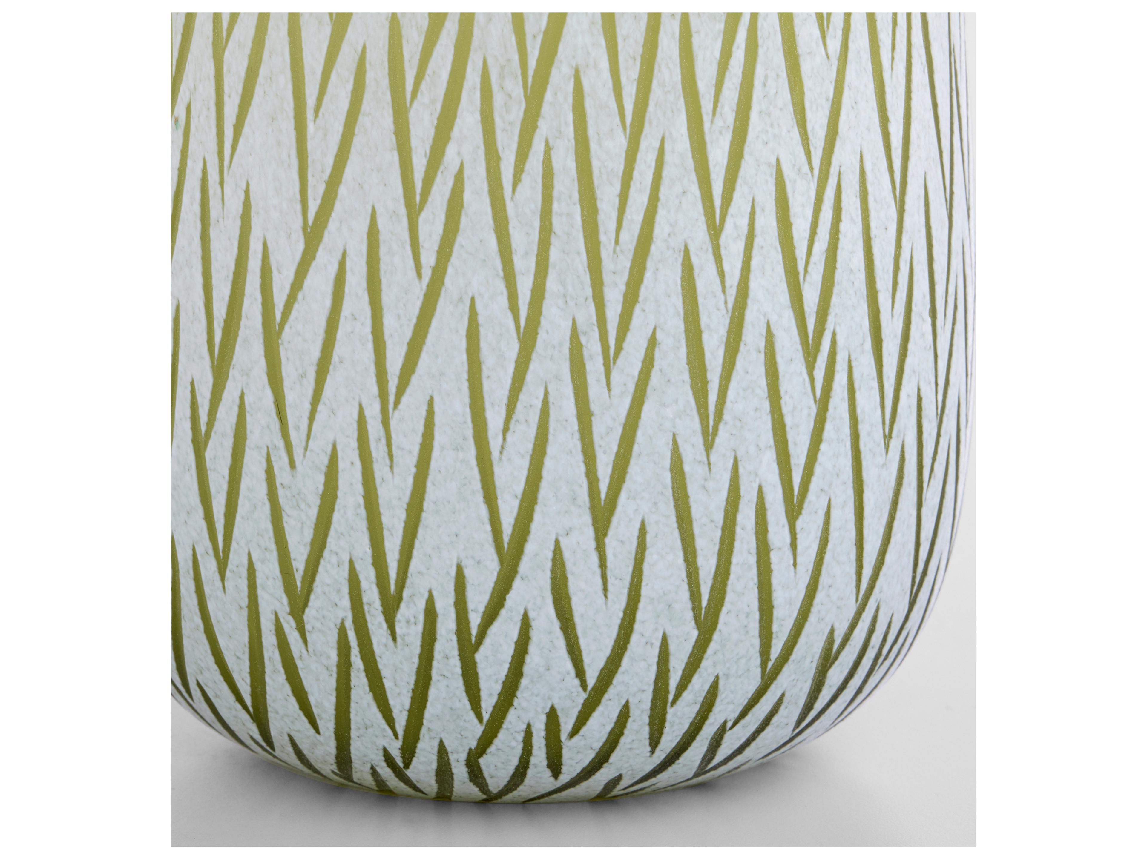 Cyan Design Signo Green White Vase