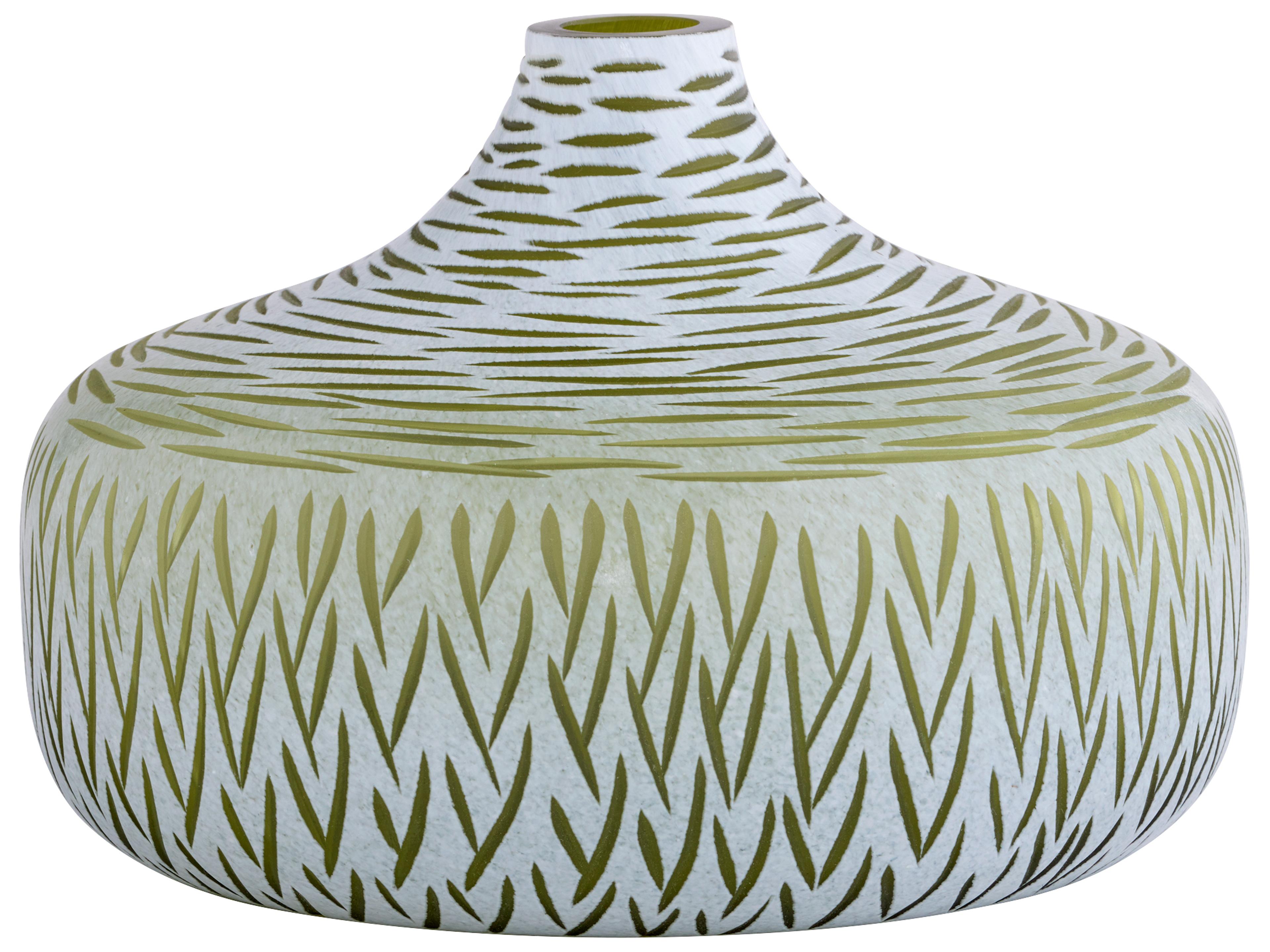 Cyan Design Signo Green White Vase