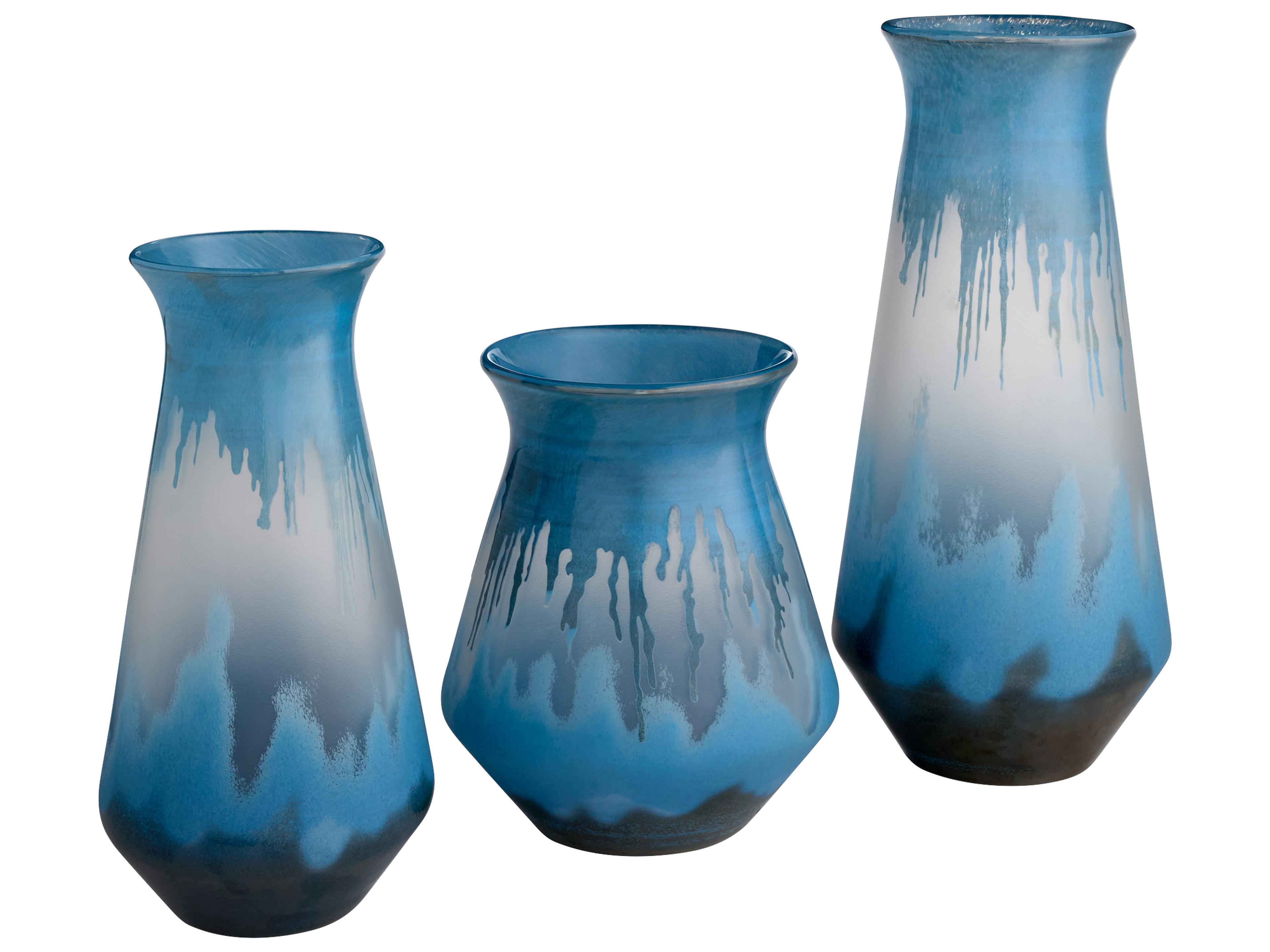 Cyan Design Chuva Blue Vase
