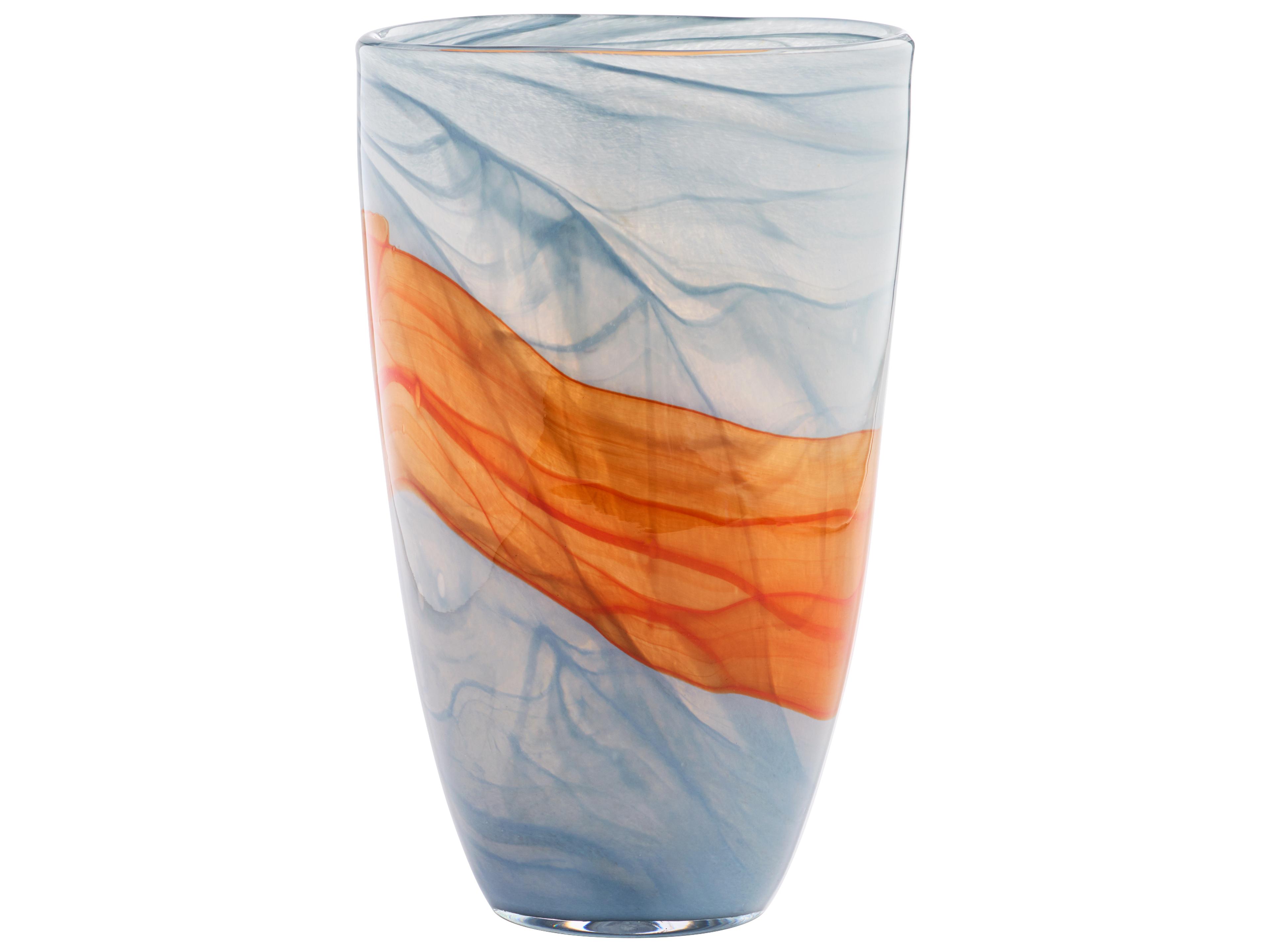 Cyan Design Pacaya Grey Orange Vase