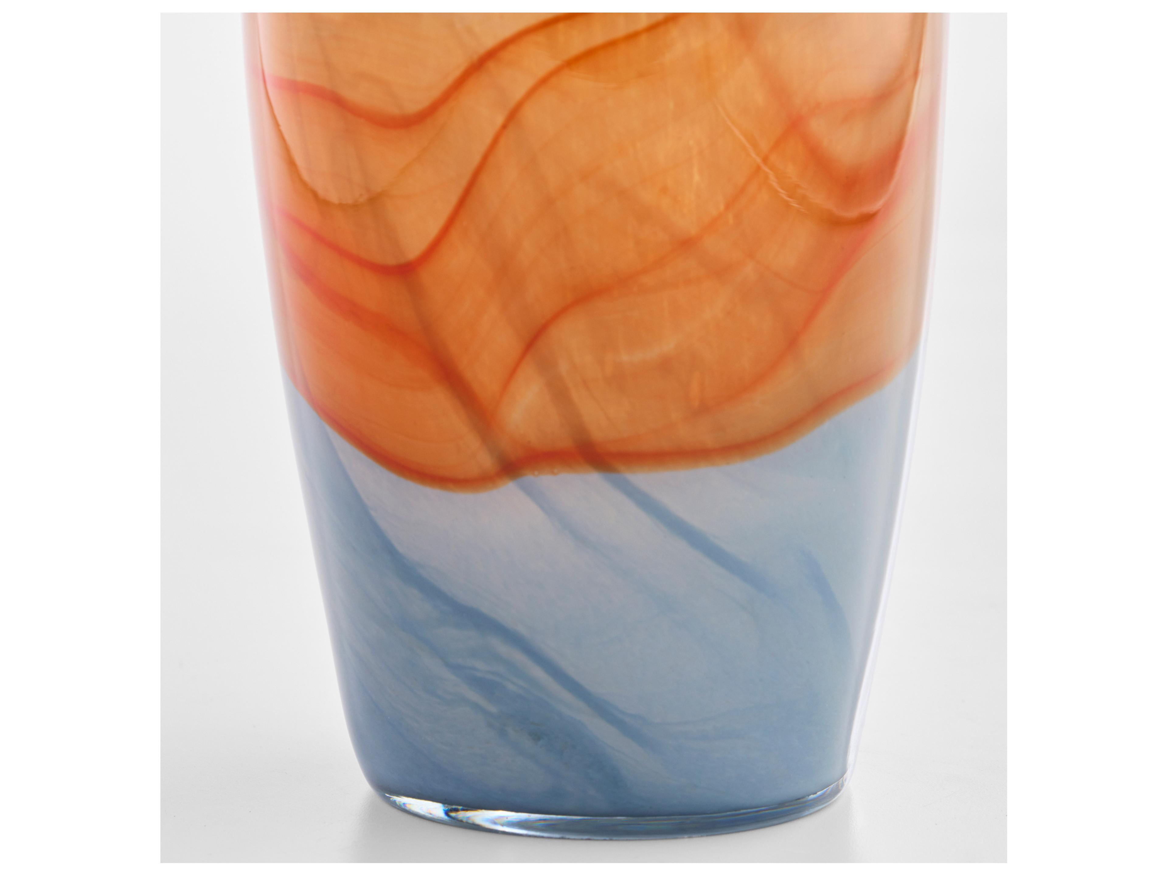 Cyan Design Pacaya Grey Orange Vase