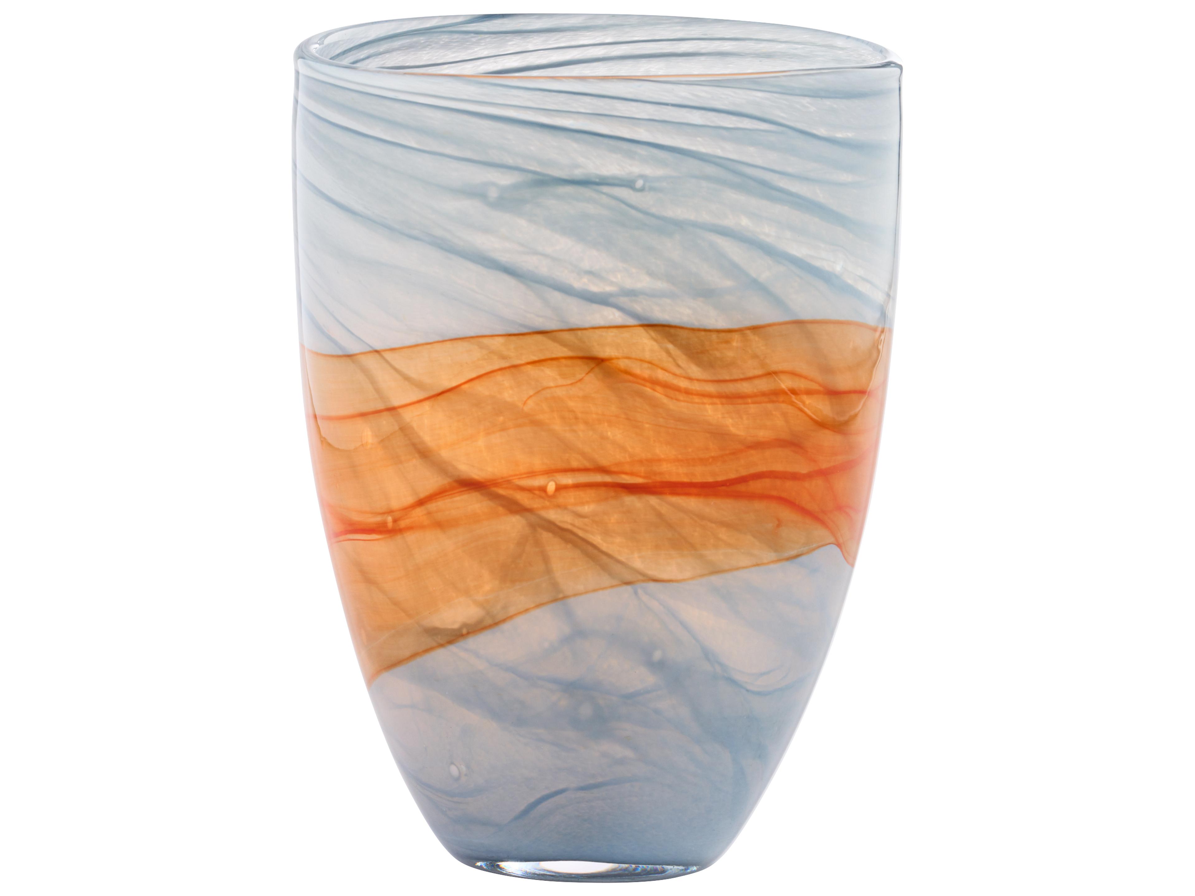 Cyan Design Pacaya Grey Orange Vase