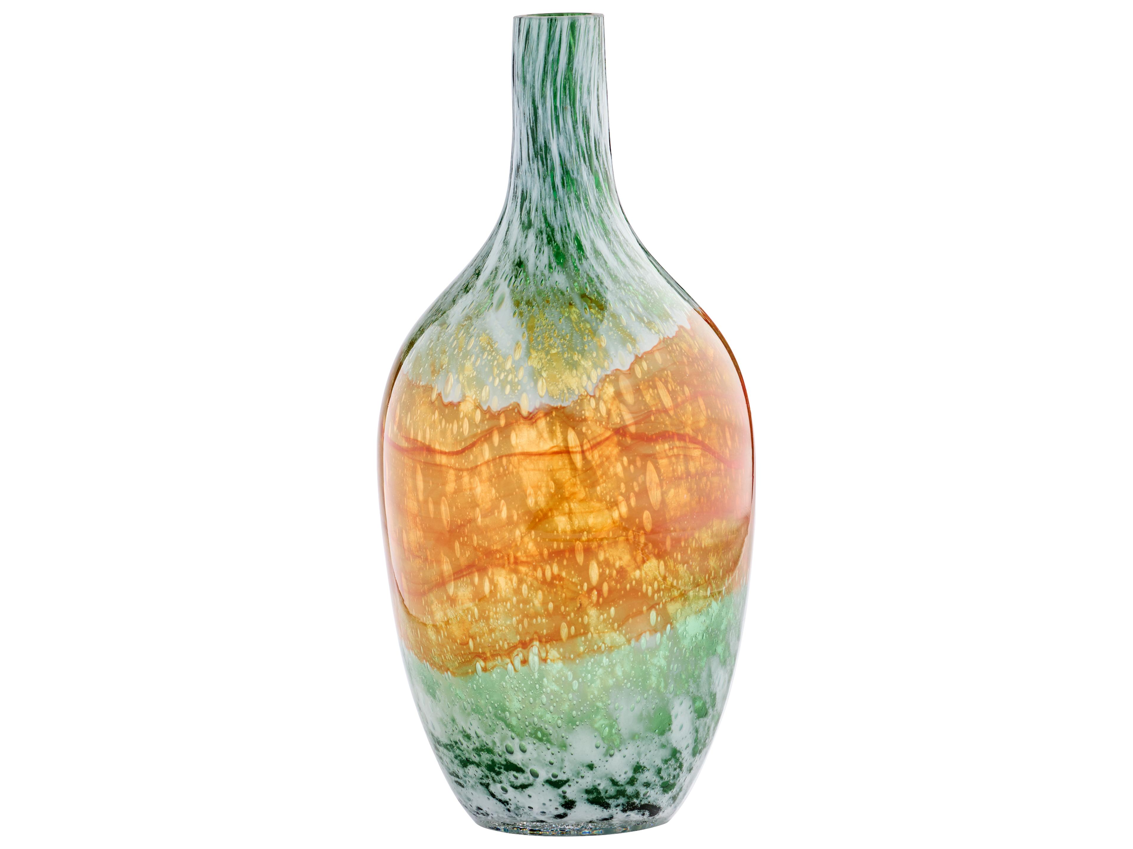 Cyan Design Pacaya Grey Orange Vase