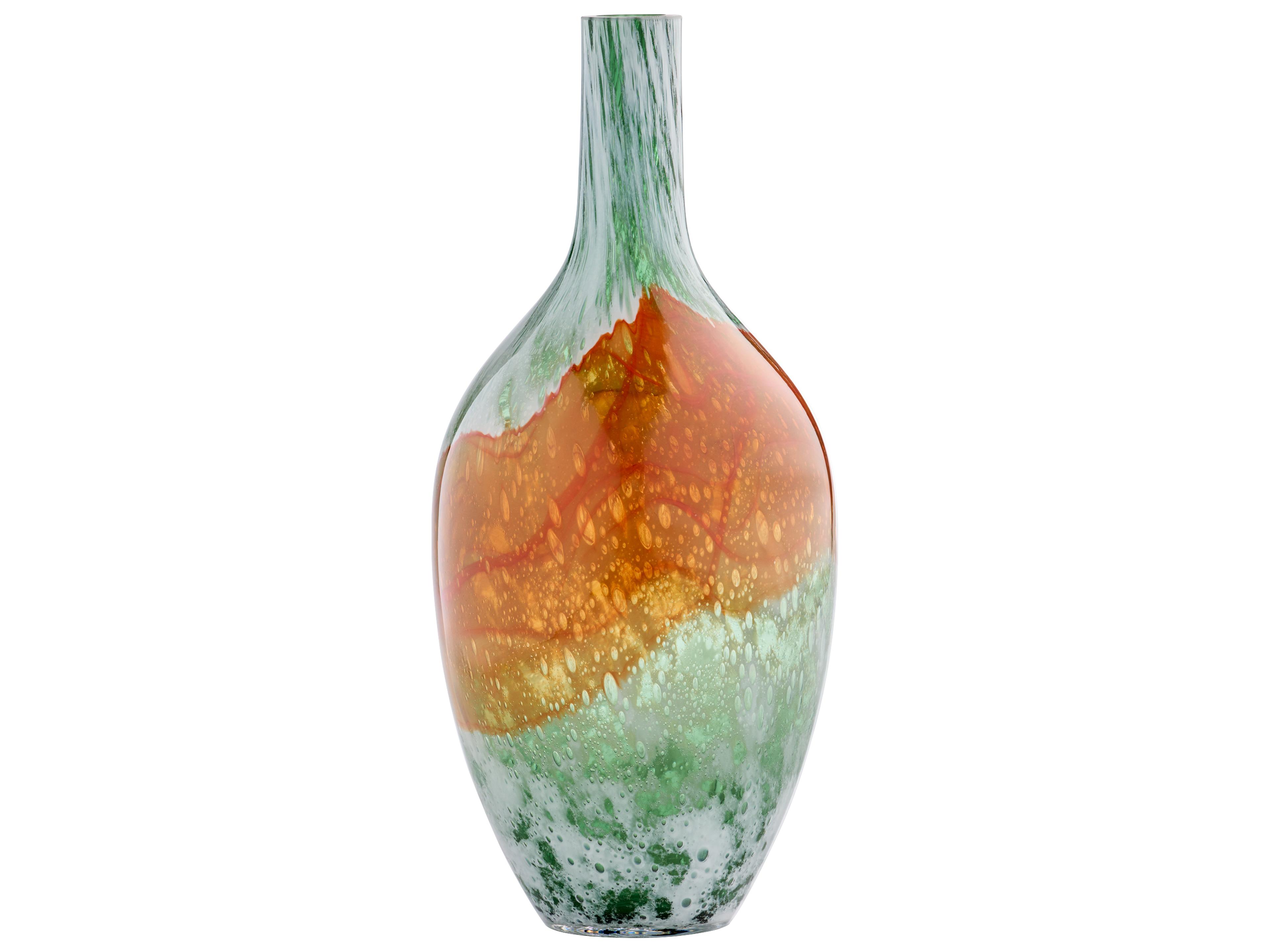 Pacaya Grey Orange Vase