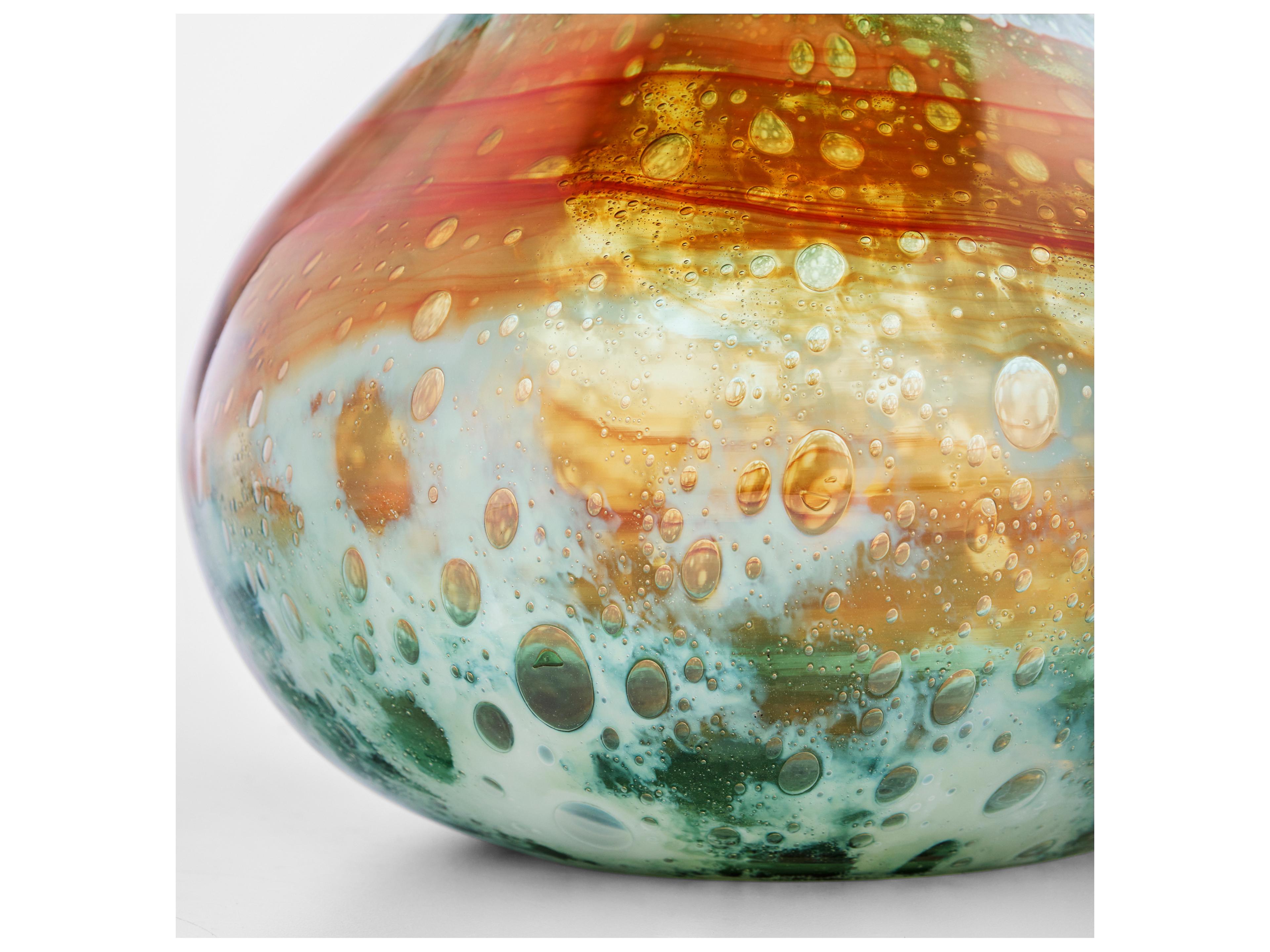 Cyan Design Pacaya Grey Orange Vase