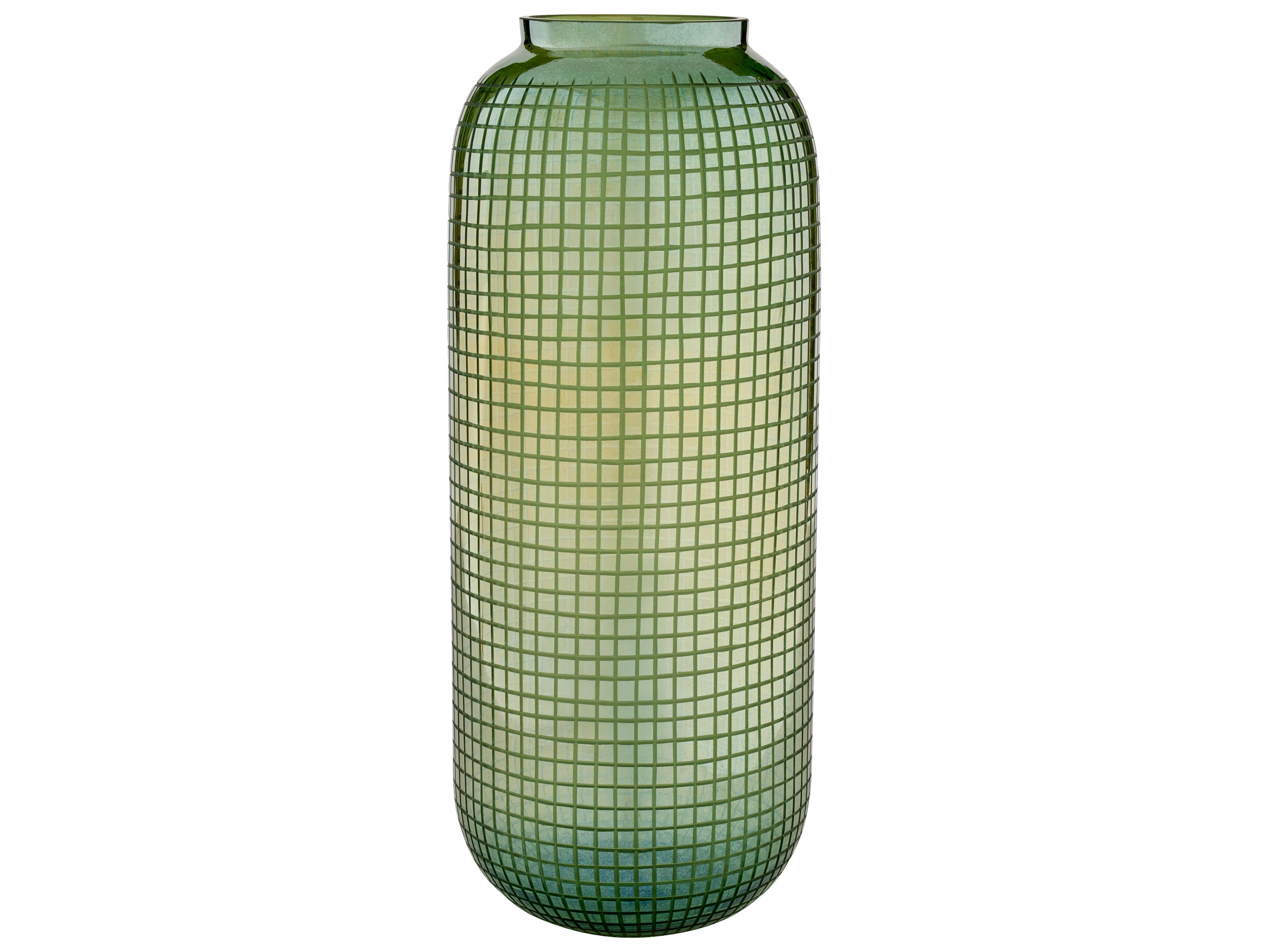 Modular Iridescent Bronze Olive Vase