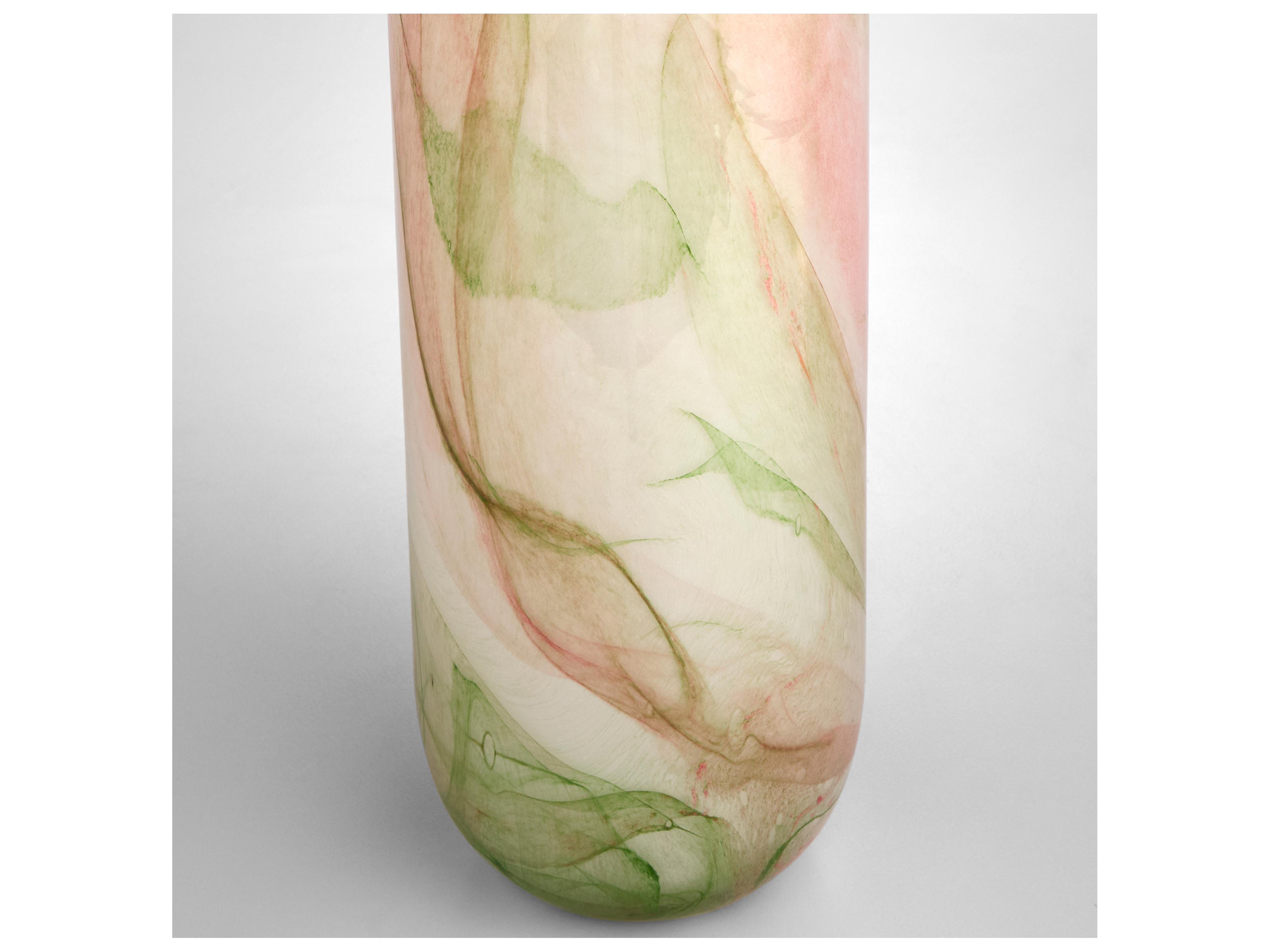 Cyan Design Fern White Spring Green Vase