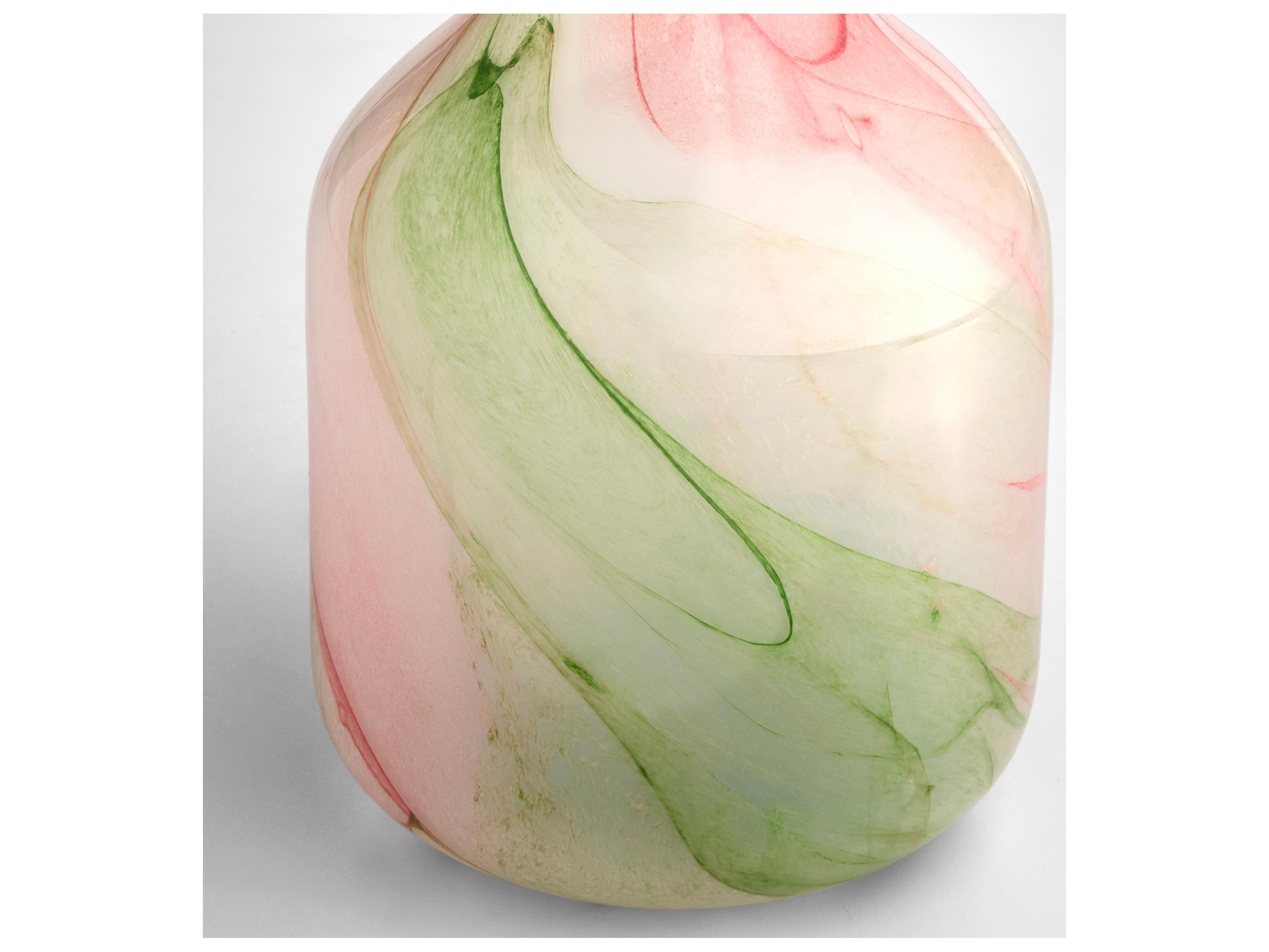 Cyan Design Fern White Spring Green Vase