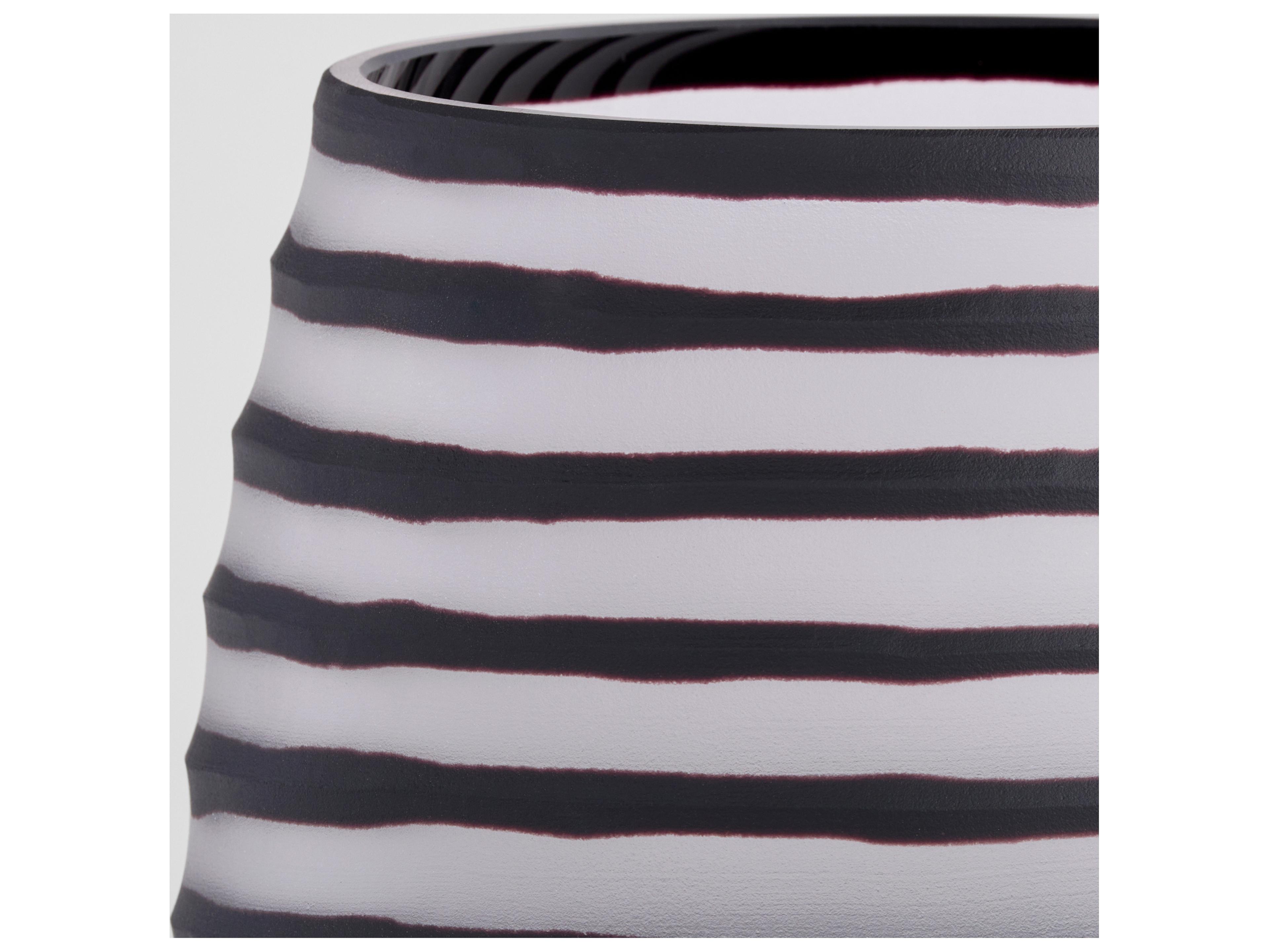 Cyan Design Midnight Road Black Clear Copper Vase