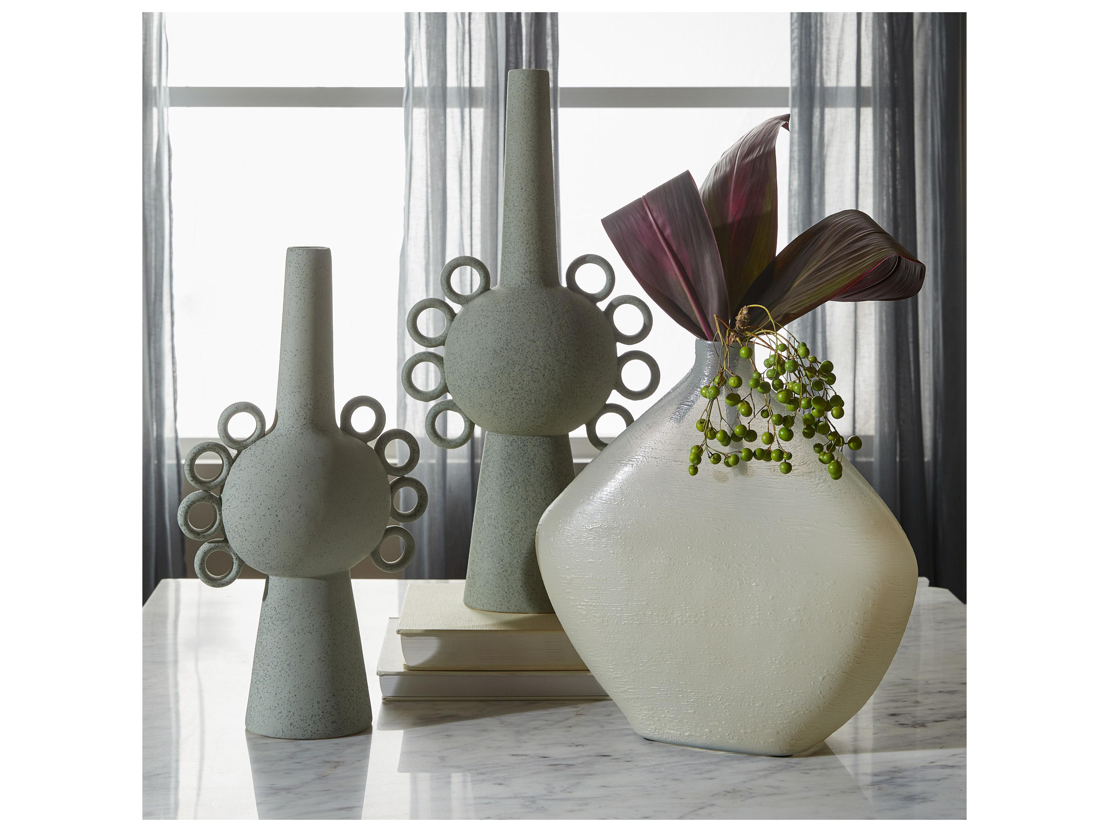 Cyan Design Taku Icy Teal Vase