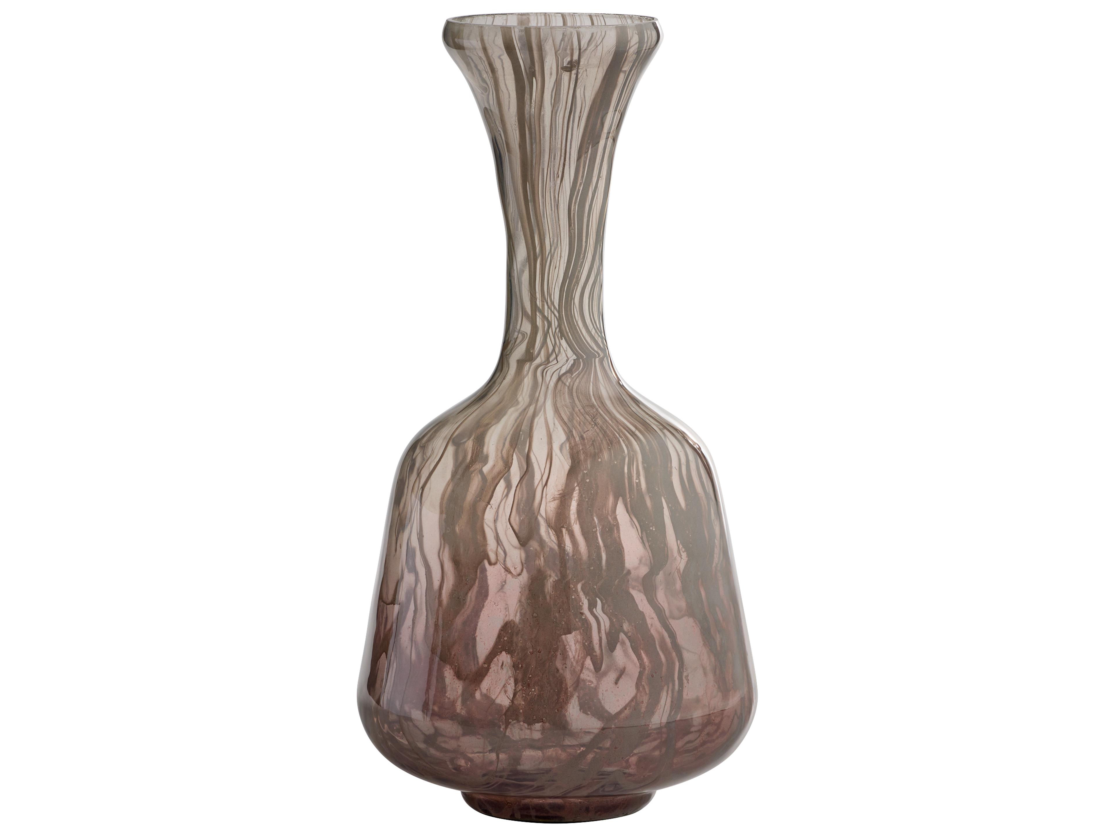 Billow Grey Swirl Vase