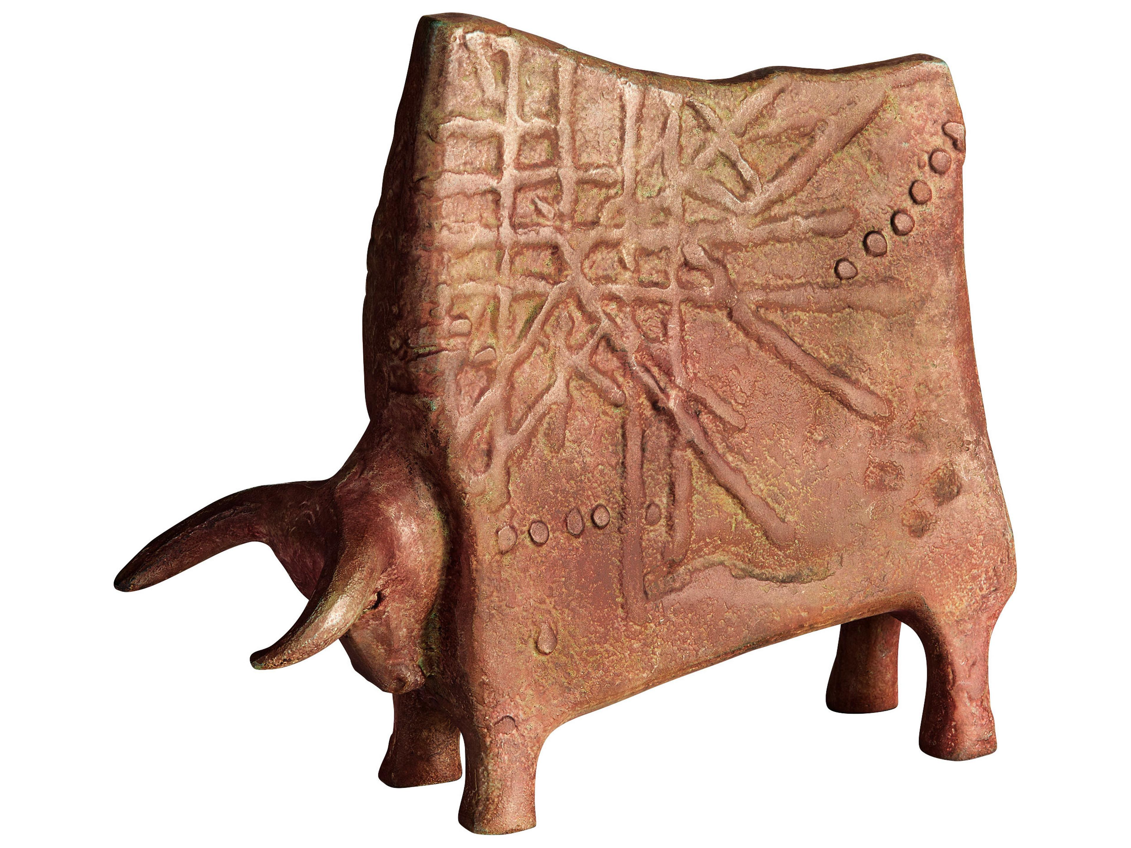 Cyan Design El Toro Aged Ochre Sculpture