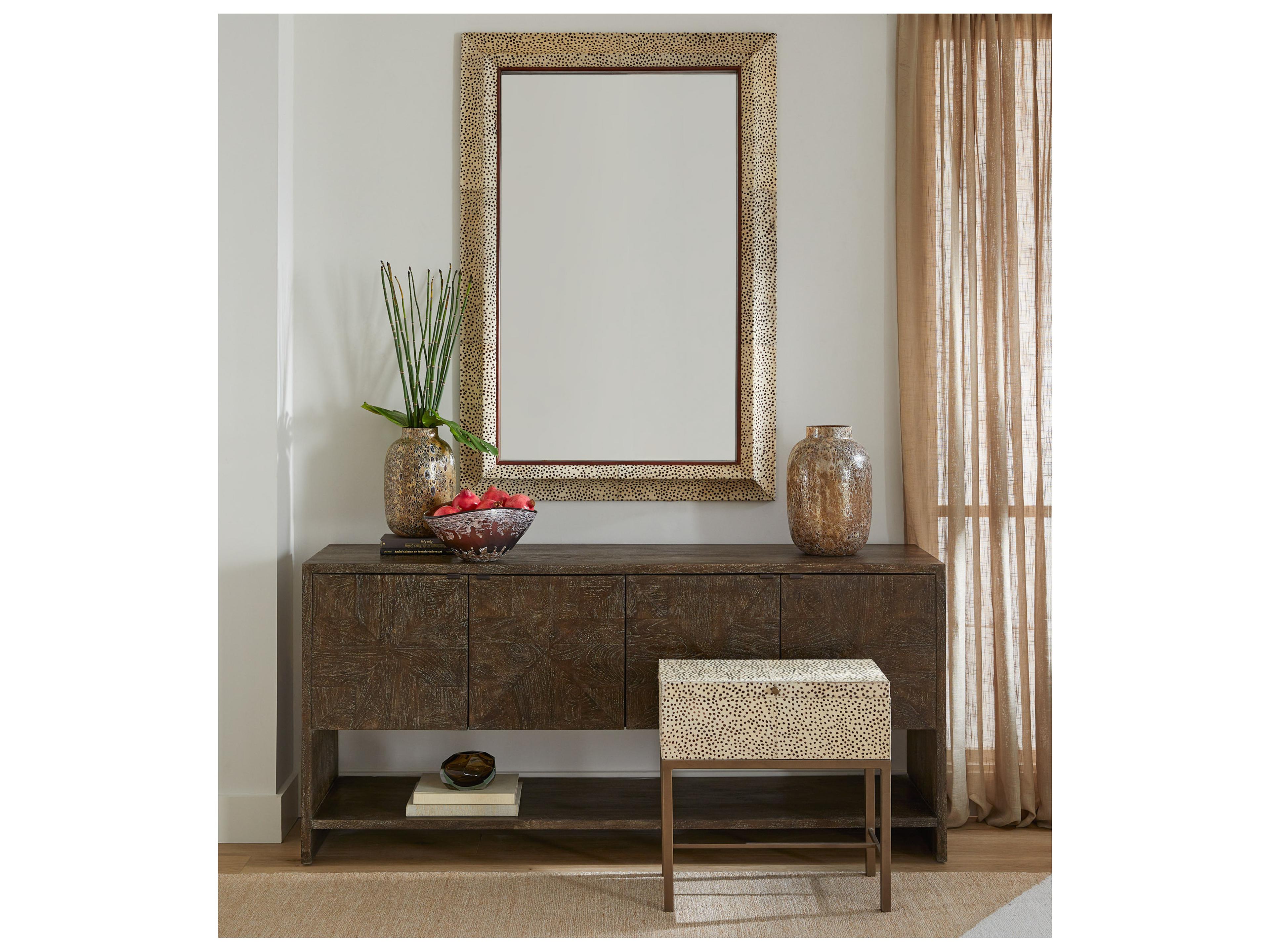 Cyan Design Gaborone Off White Brown Antique Brass Storage Case