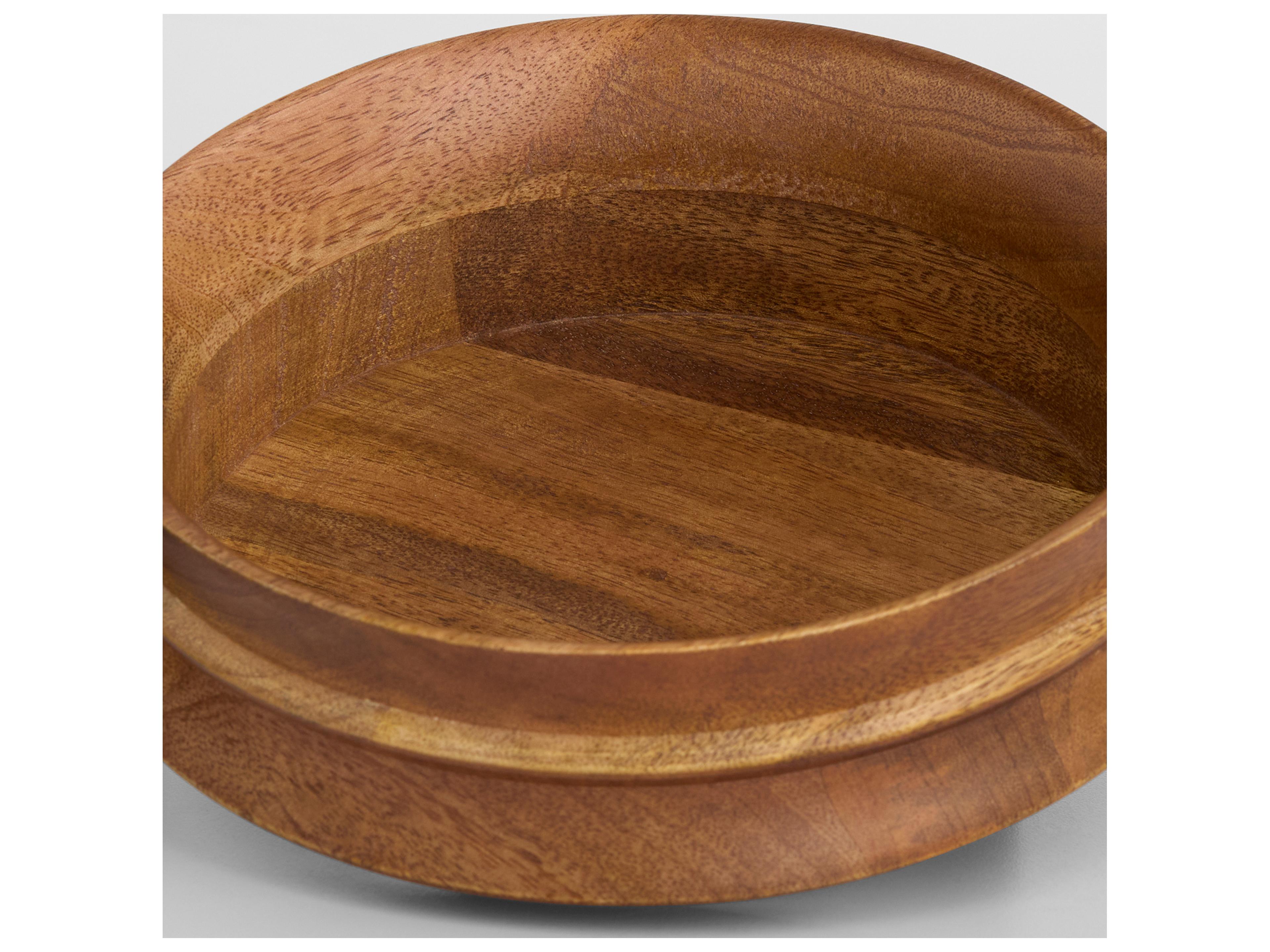 Cyan Design Madison Walnut Decorative Plate Set of 3