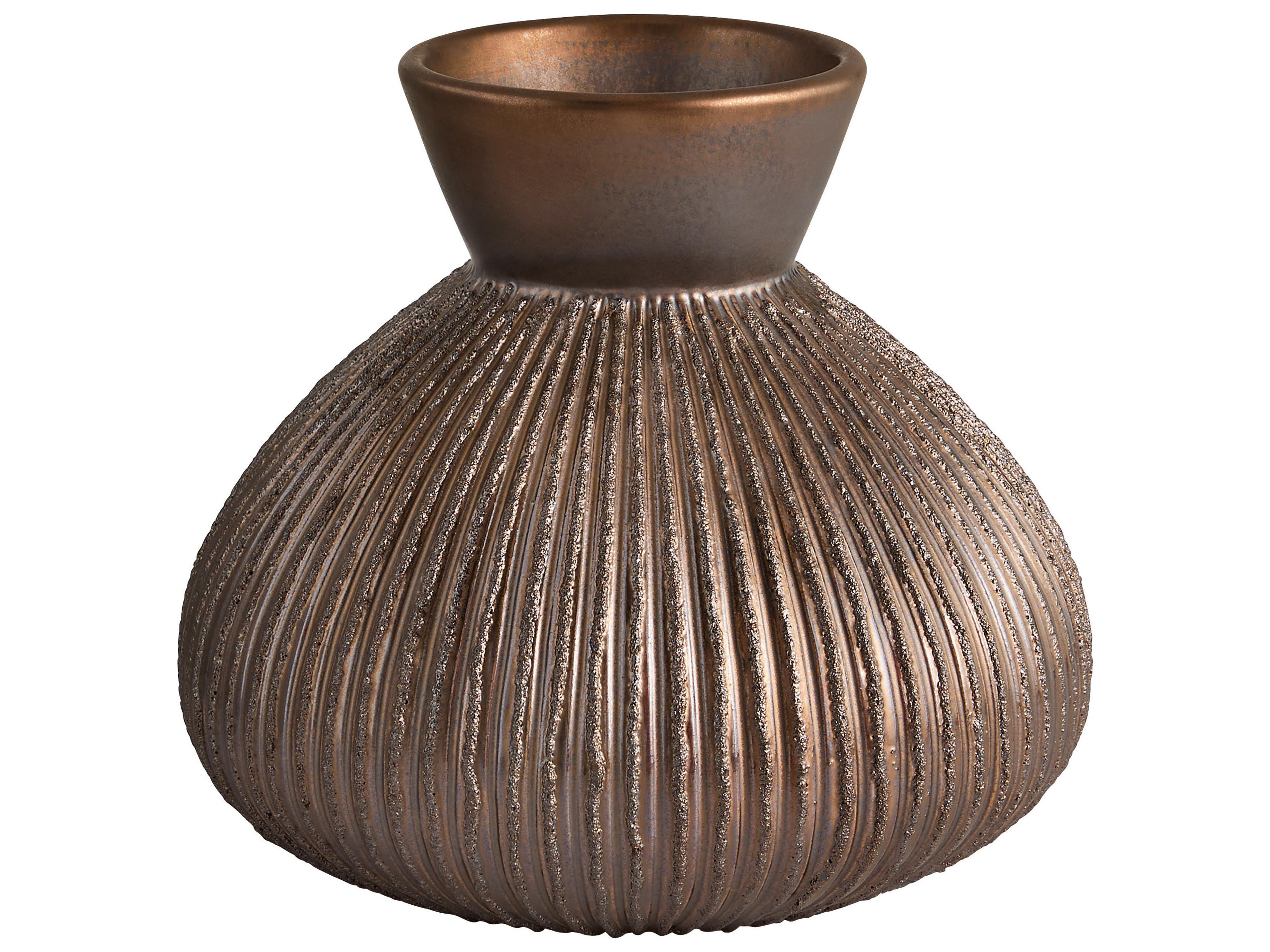 Starship Metallic Bronze Vase