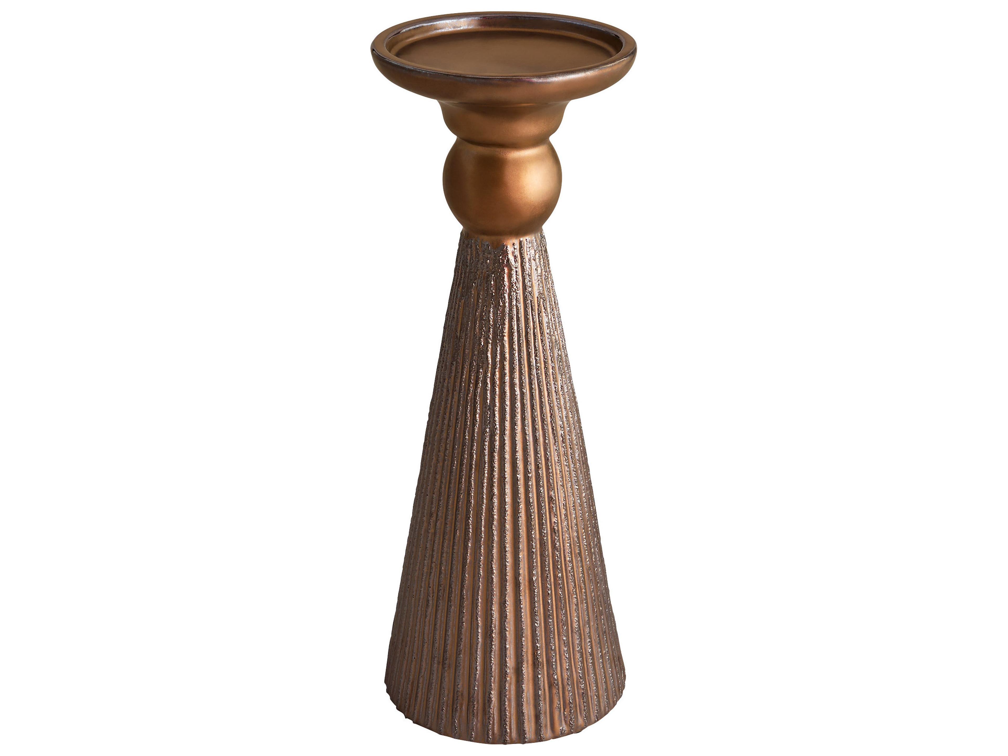 Cyan Design Starship Metallic Bronze Candle Holder