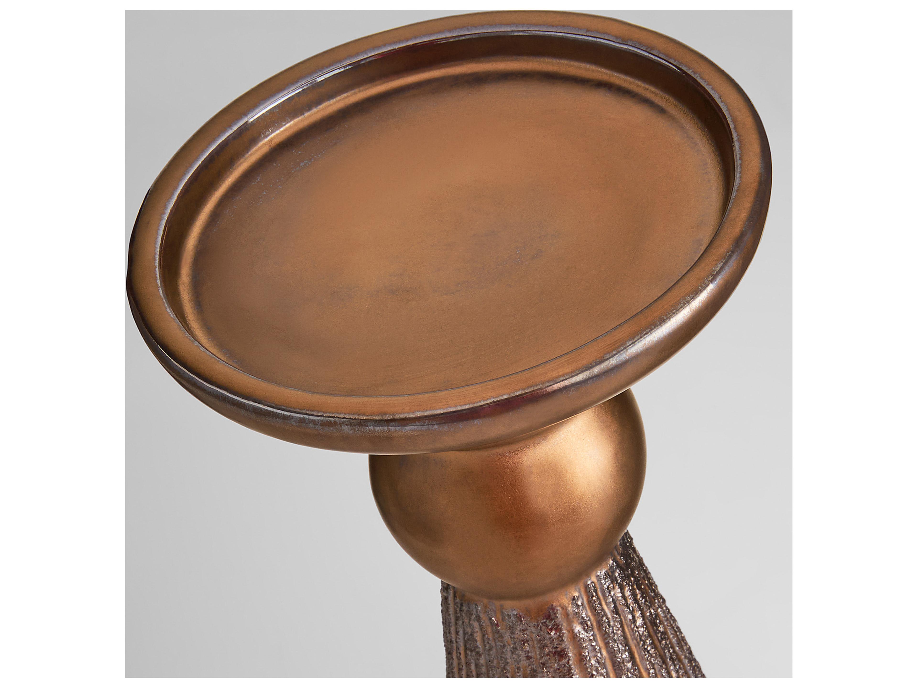 Cyan Design Starship Metallic Bronze Candle Holder