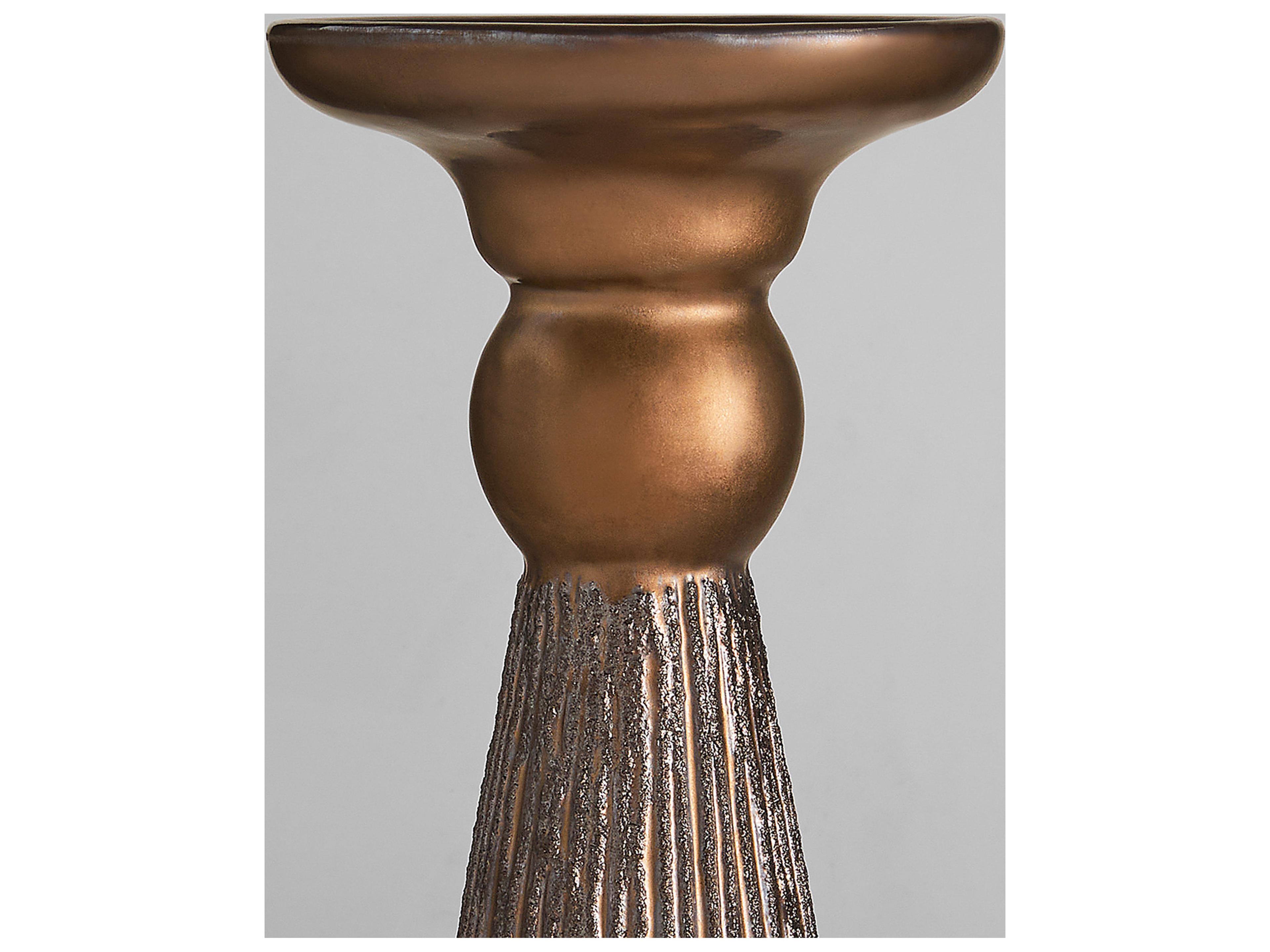 Cyan Design Starship Metallic Bronze Candle Holder