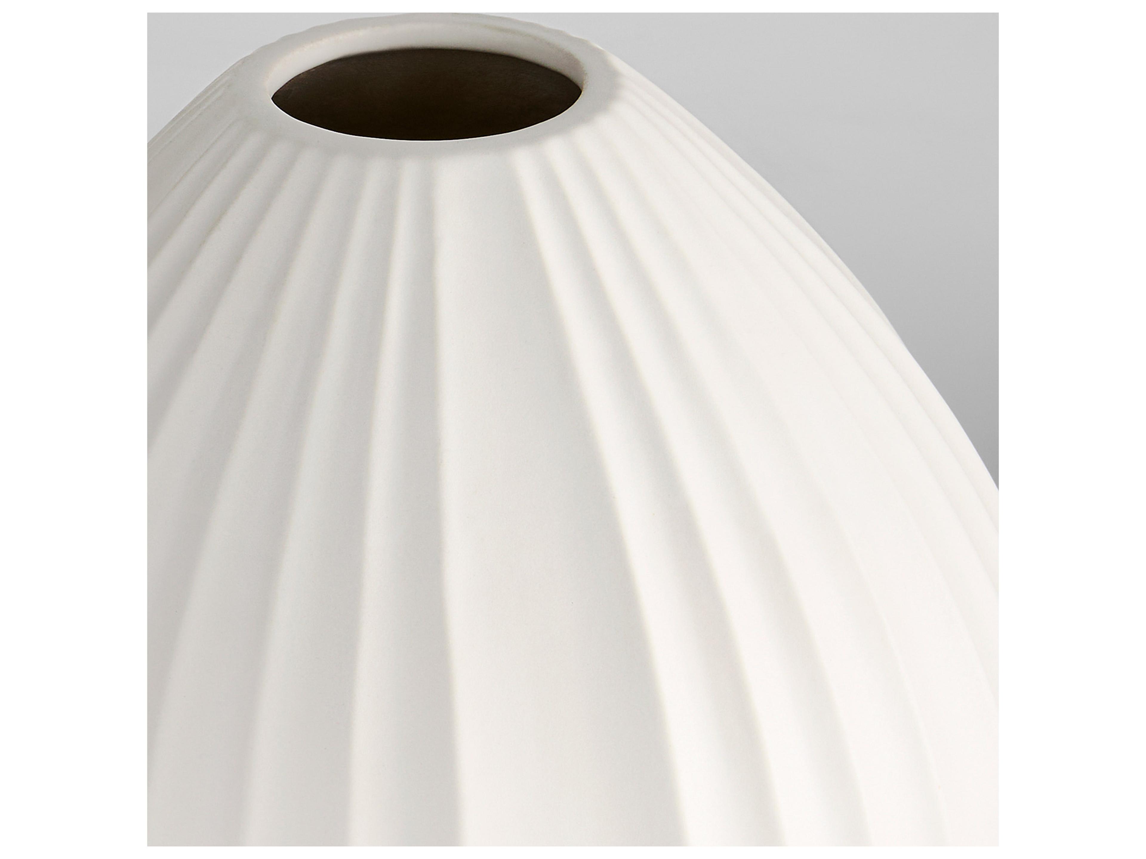 Cyan Design Nigel White Vase