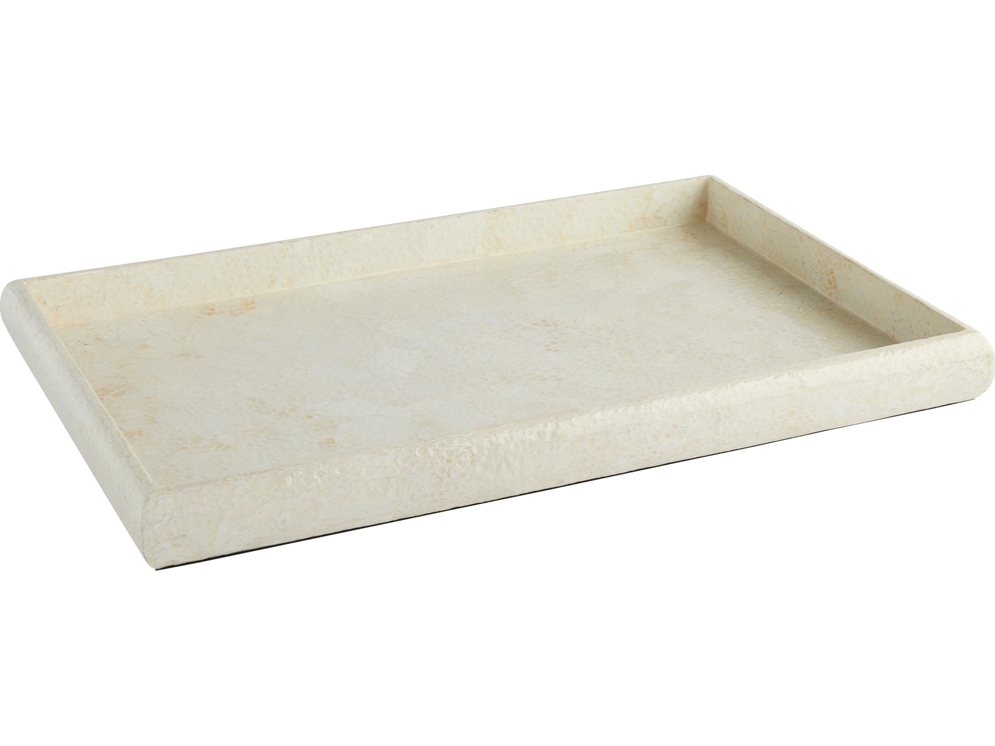 Cyan Design Celestial Eggshell Lacquer Serving Tray