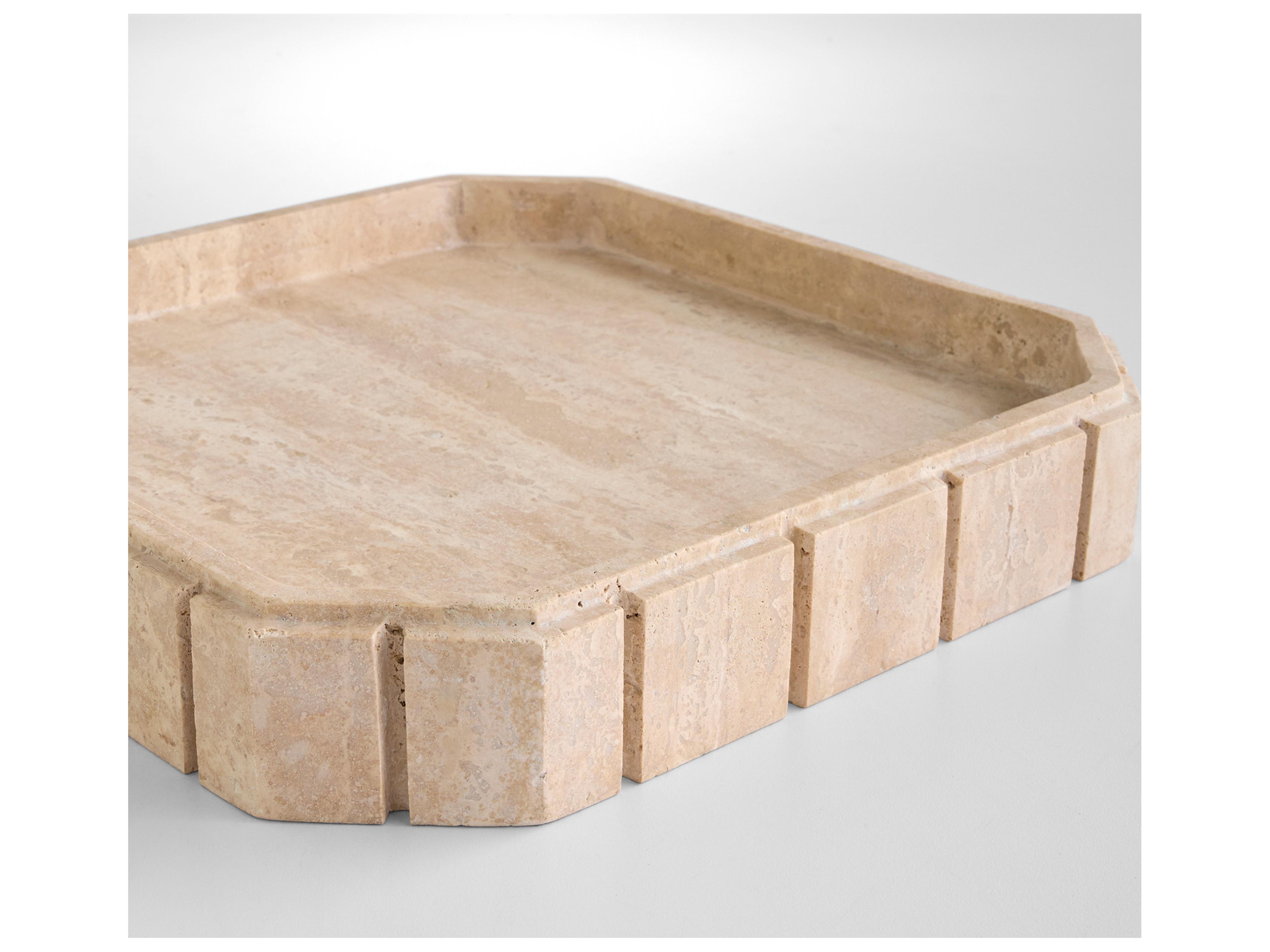 Cyan Design Frieze Travertine Serving Tray