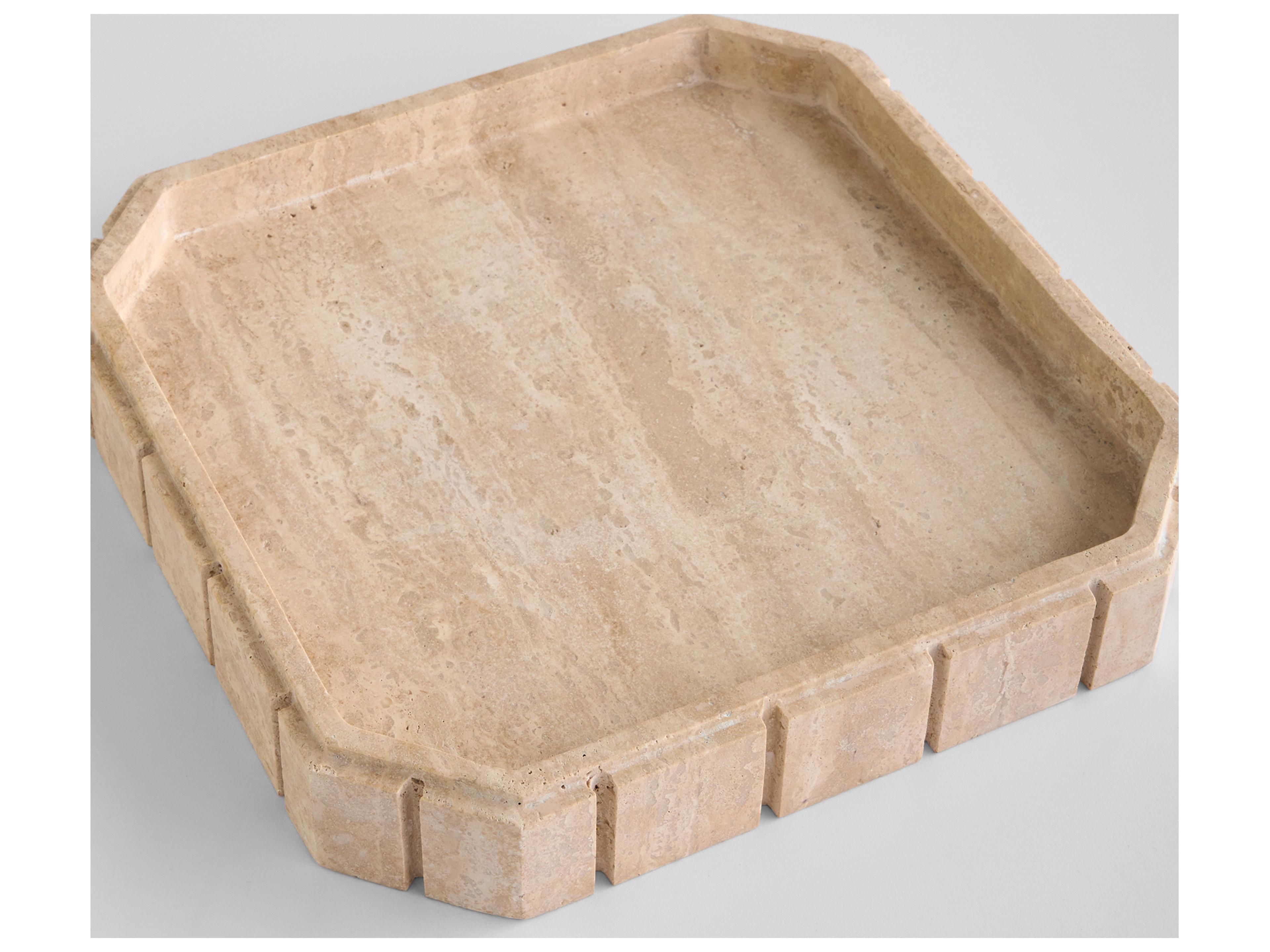 Cyan Design Frieze Travertine Serving Tray