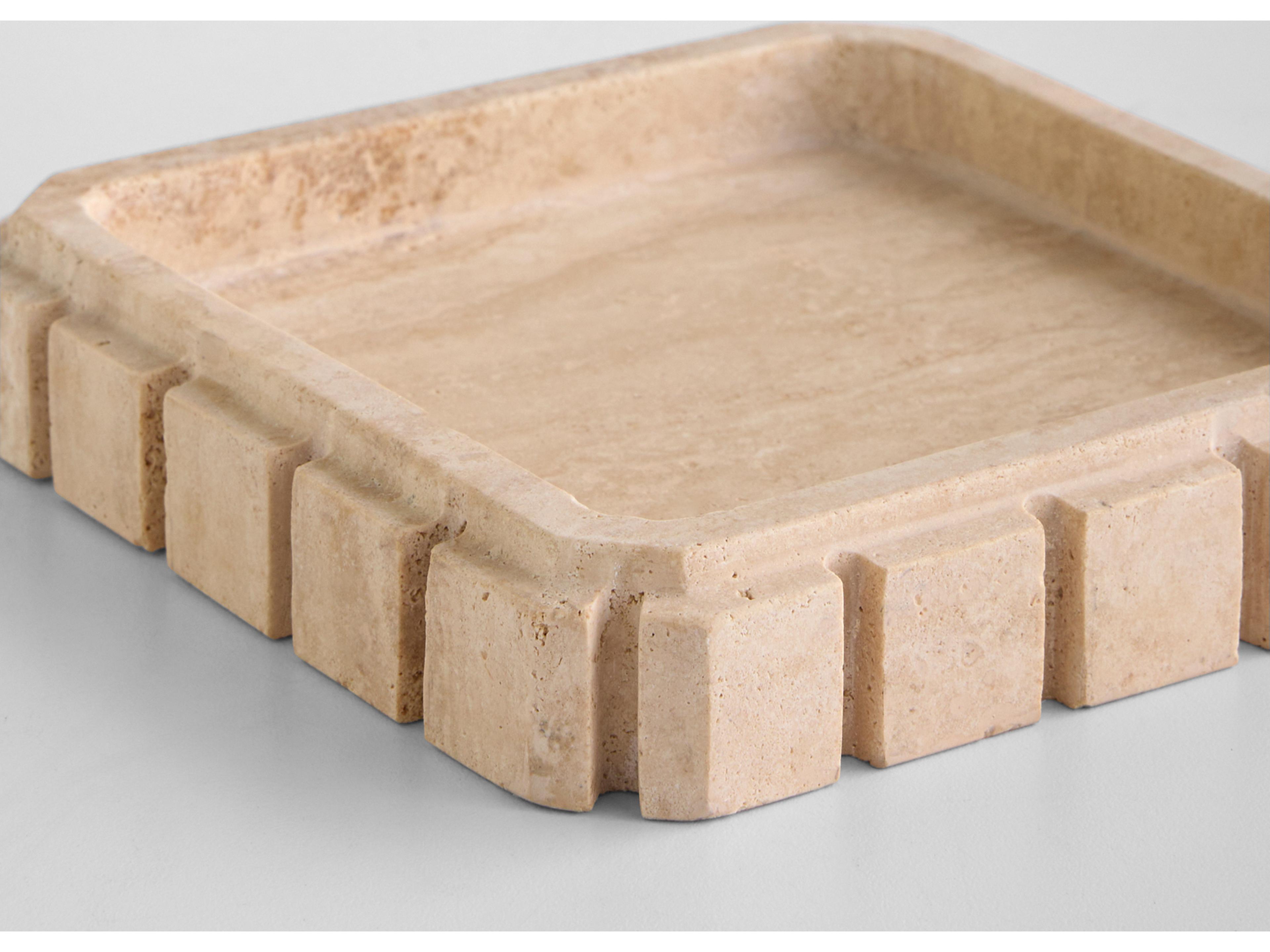 Cyan Design Frieze Travertine Serving Tray