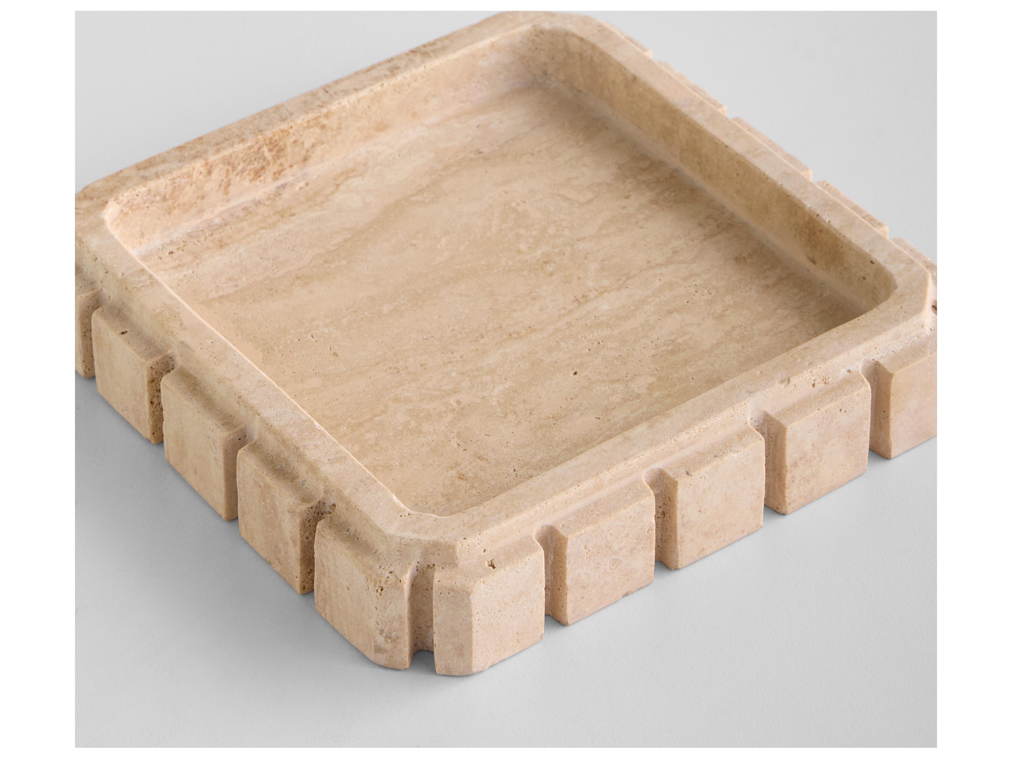 Cyan Design Frieze Travertine Serving Tray