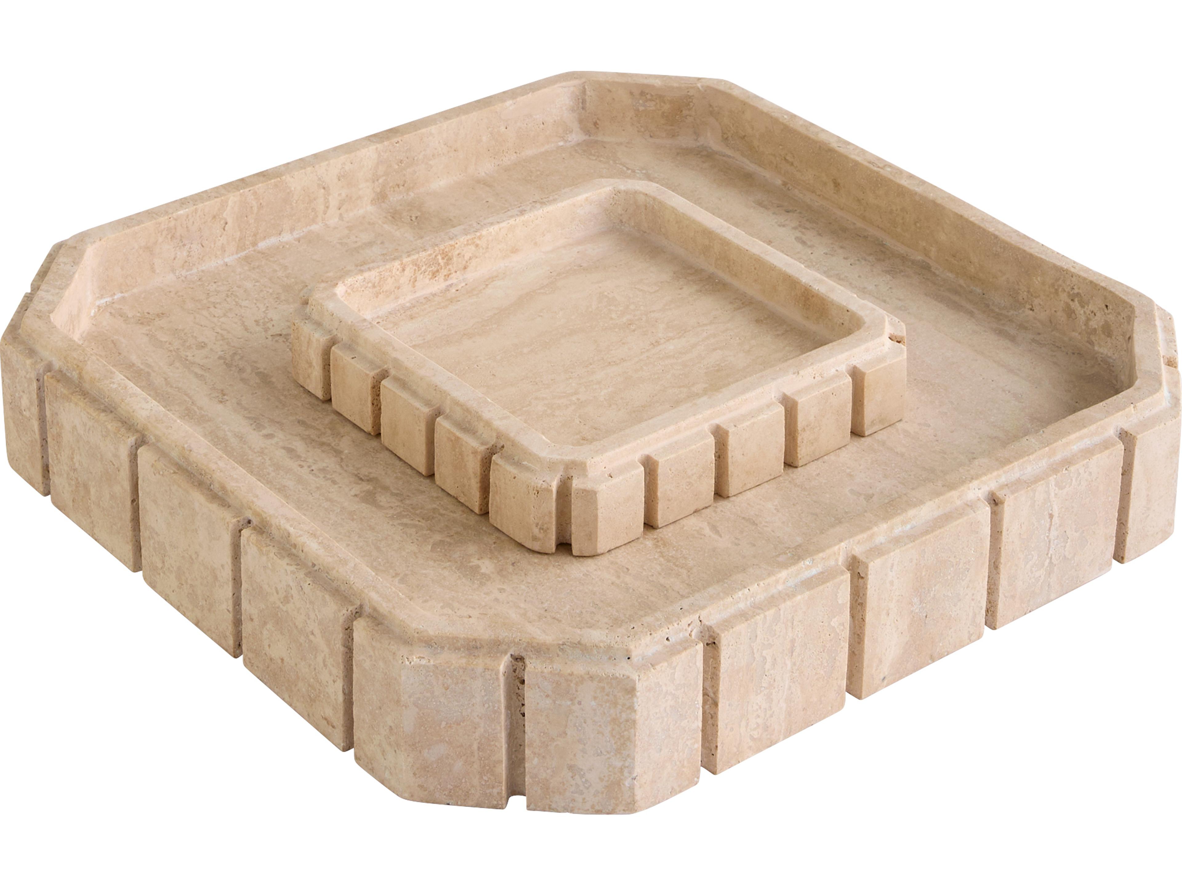 Cyan Design Frieze Travertine Serving Tray