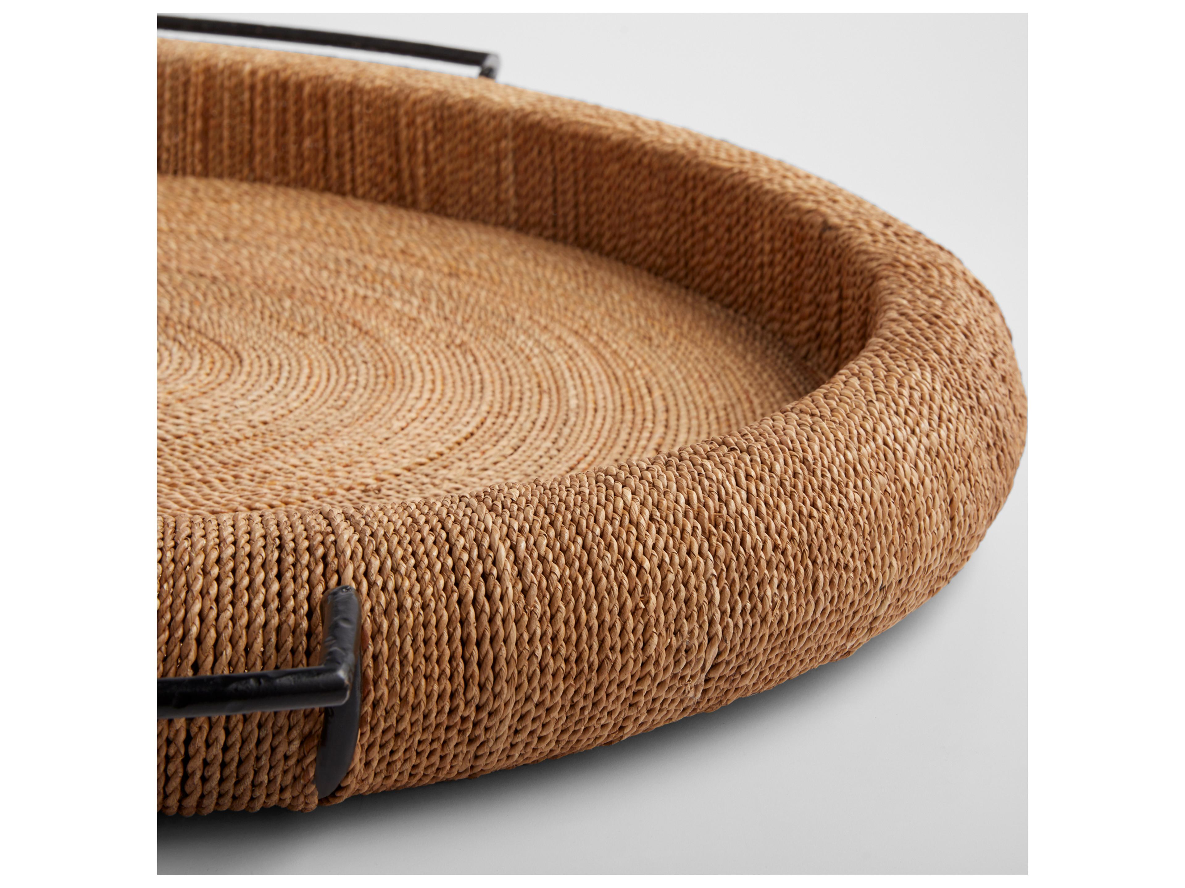 Cyan Design Montego Natural Matte Black Serving Tray