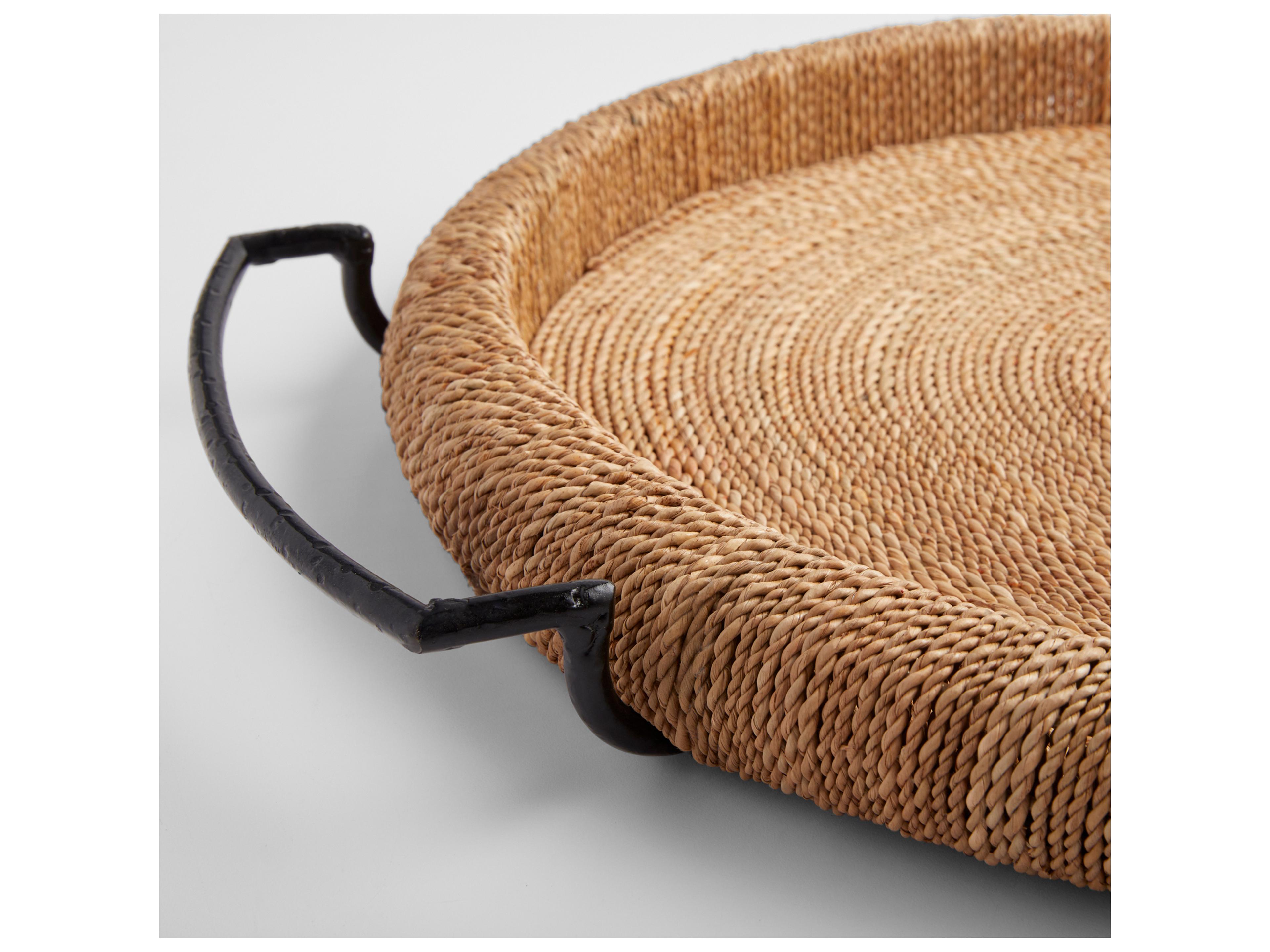 Cyan Design Montego Natural Matte Black Serving Tray