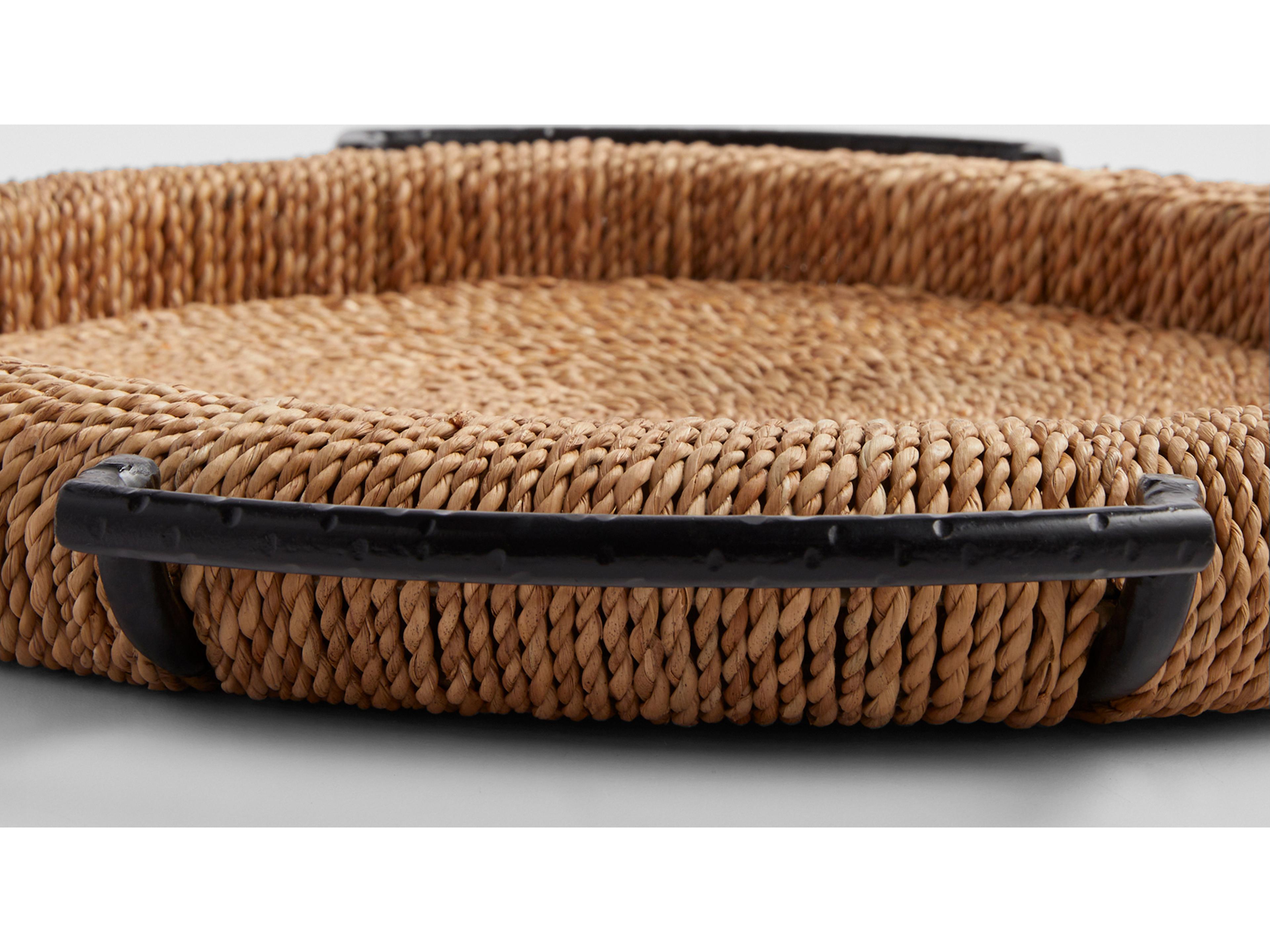 Cyan Design Montego Natural Matte Black Serving Tray