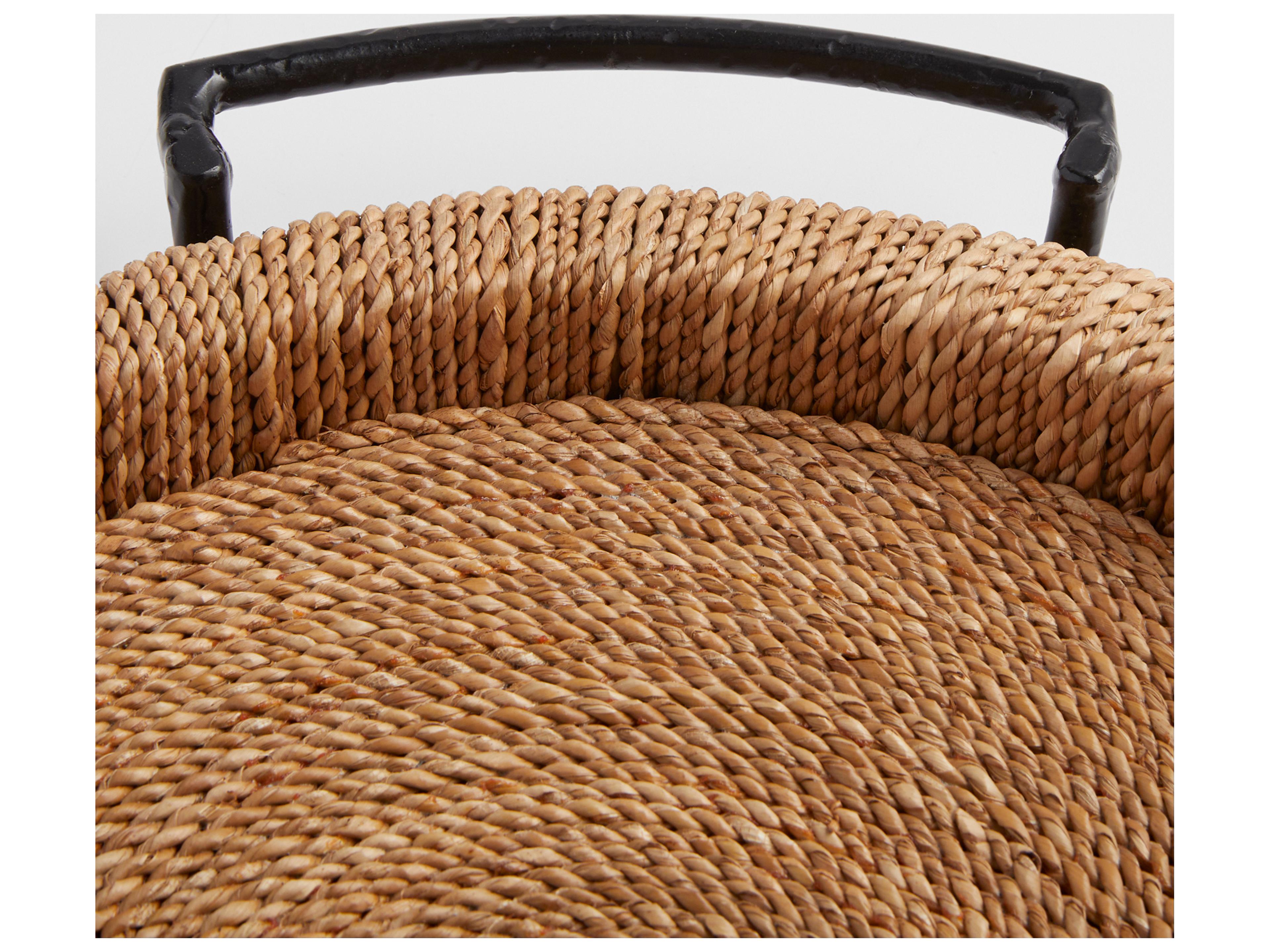 Cyan Design Montego Natural Matte Black Serving Tray