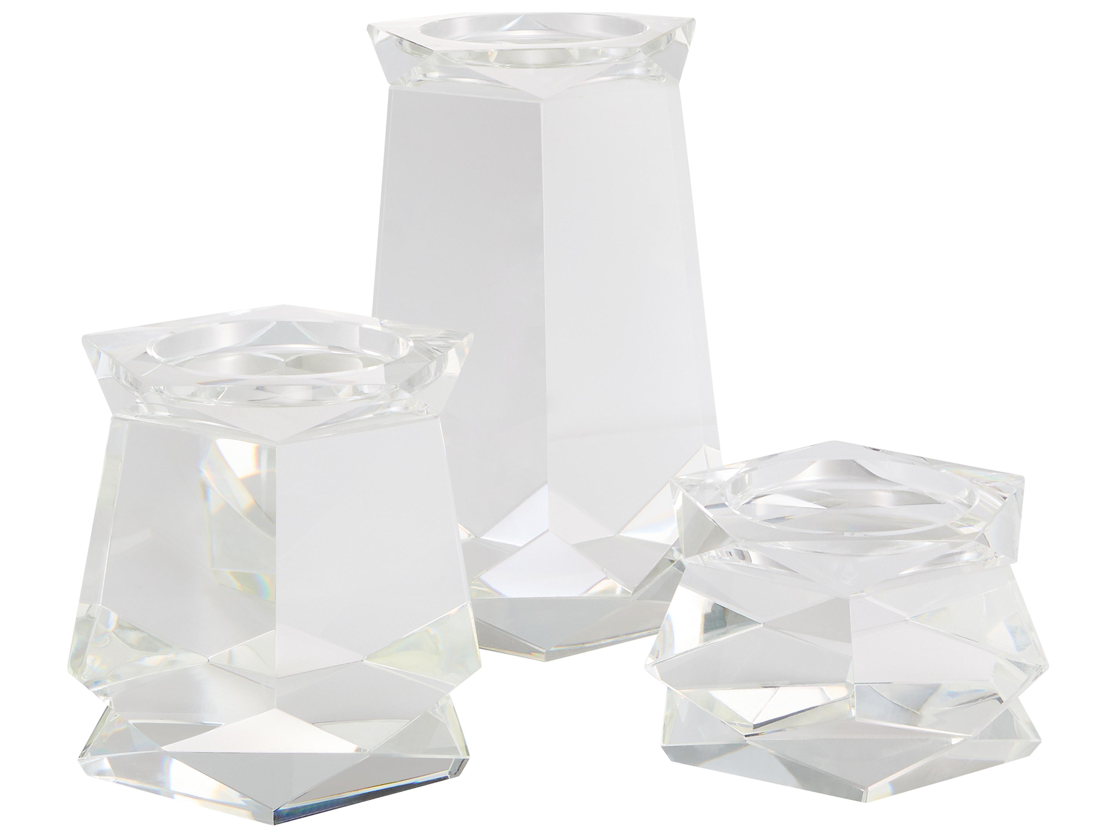 Cyan Design Faceted Pillar Candle Holder