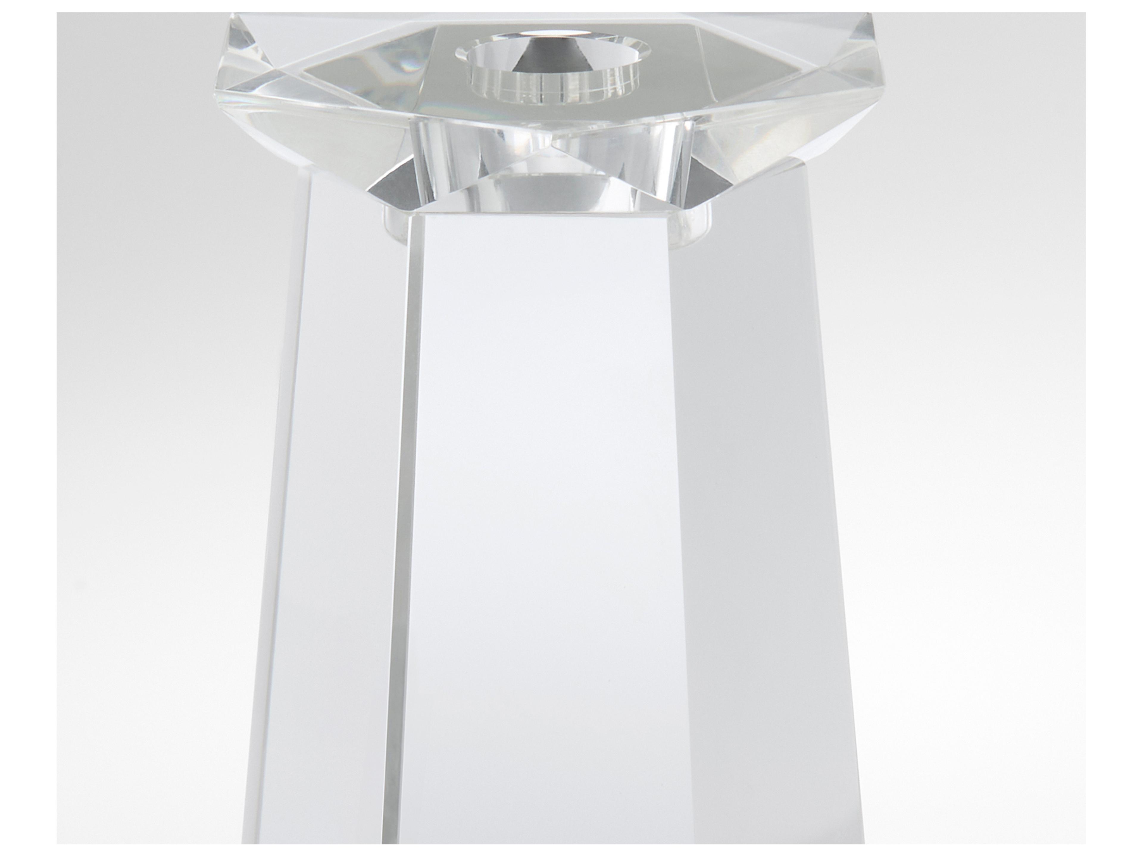 Cyan Design Faceted Clear Candle Holder