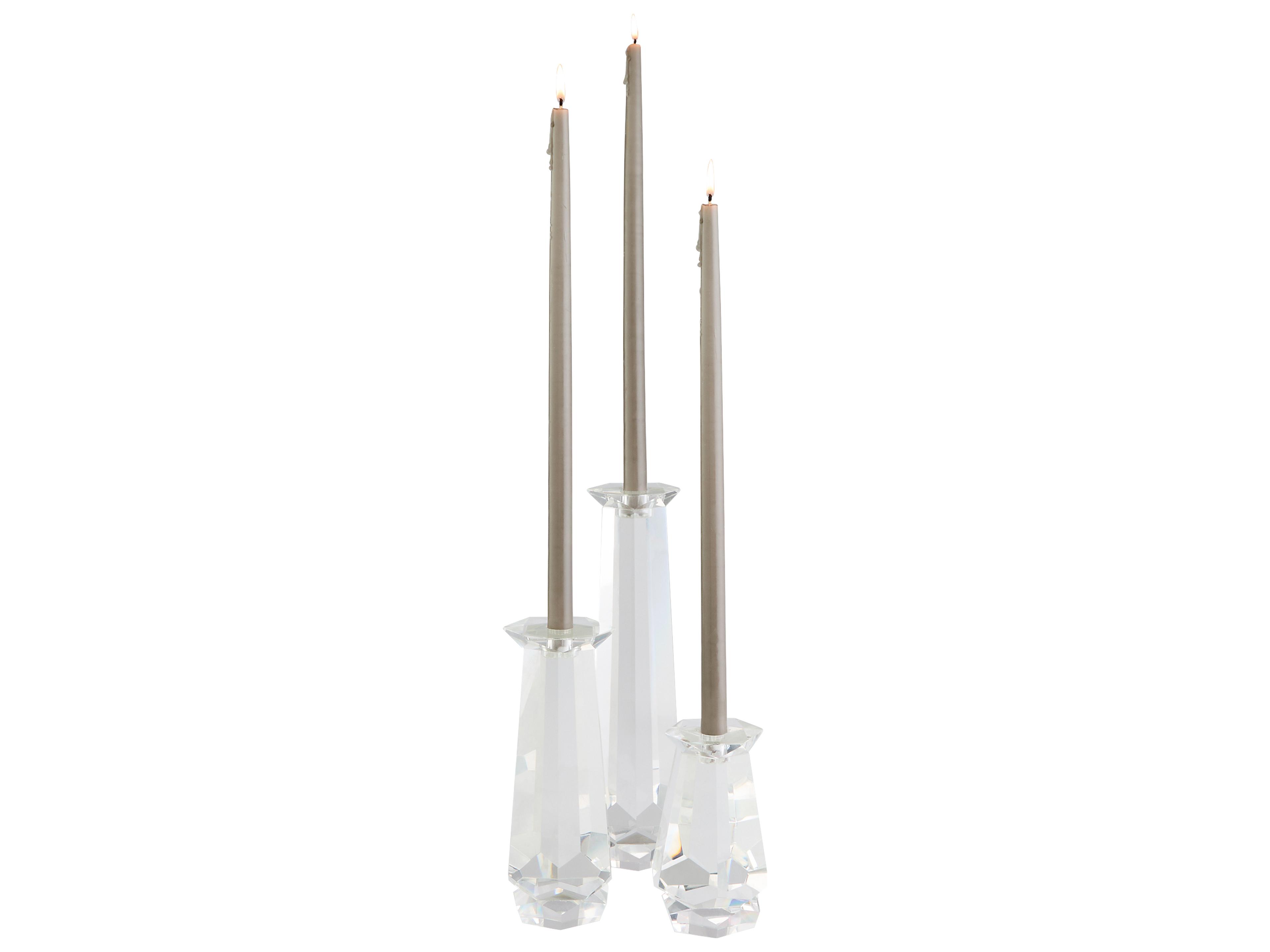 Cyan Design Faceted Clear Candle Holder