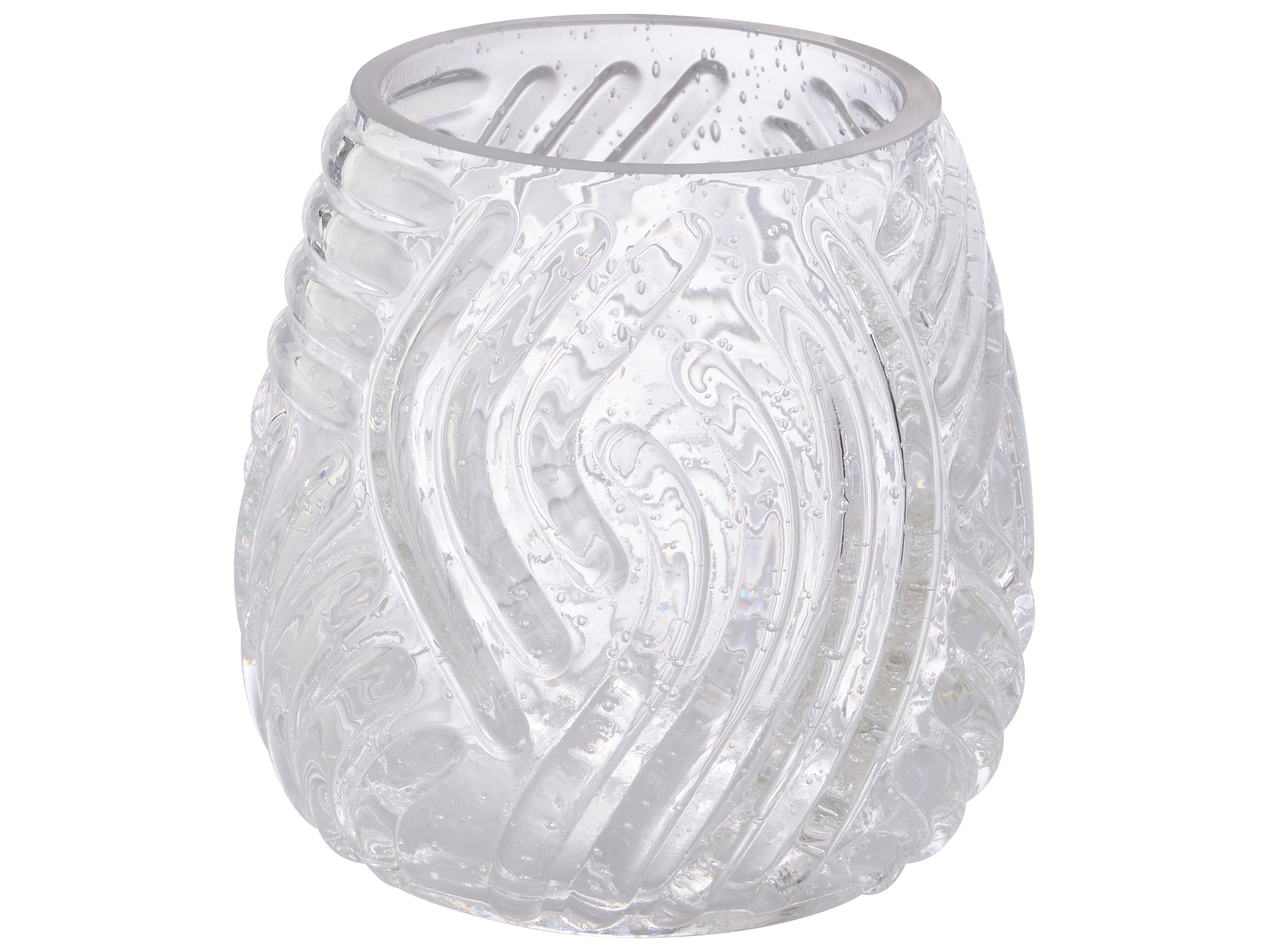 Cyan Design Hachure Clear Vase