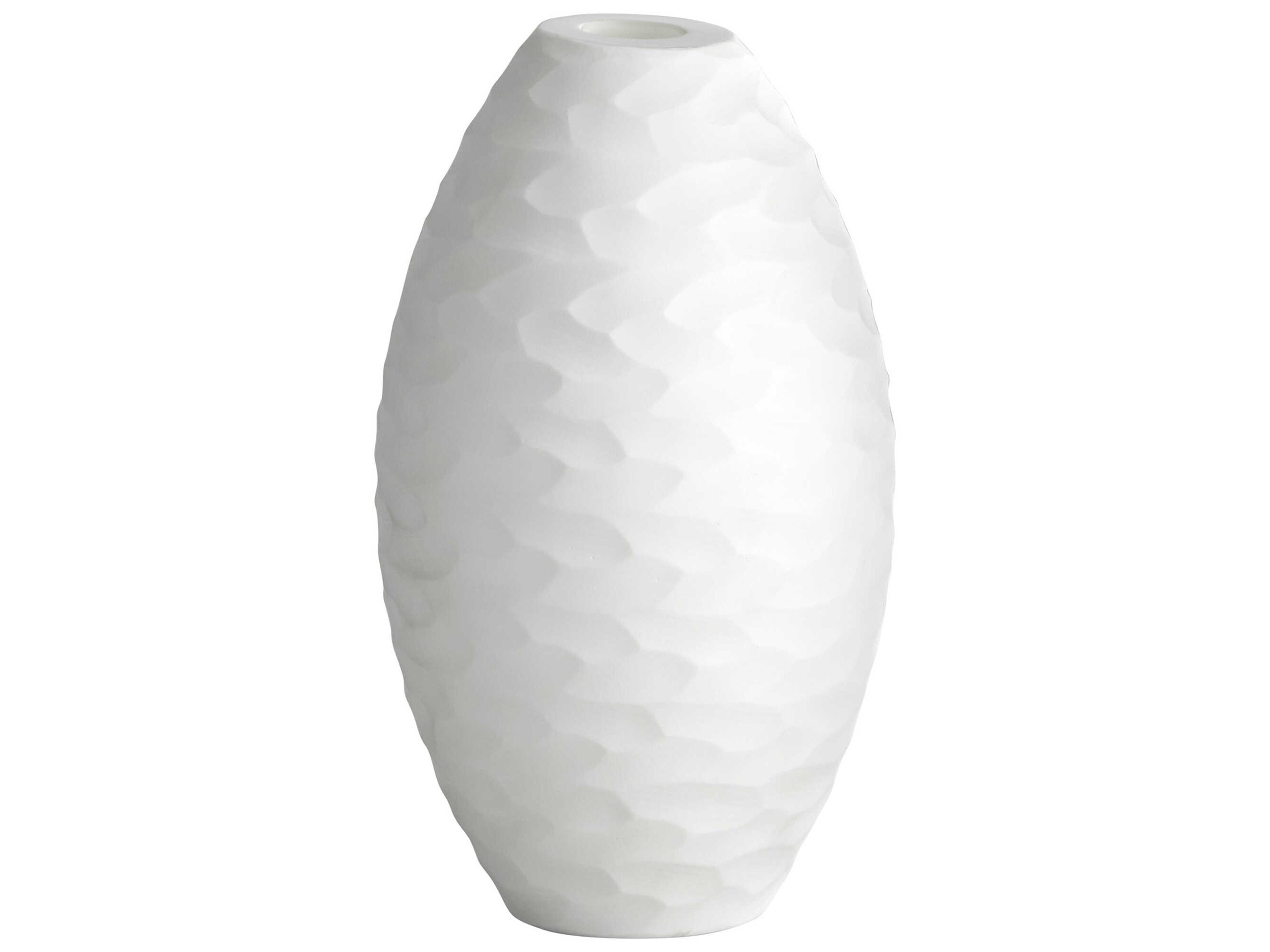 Cyan Design Meringue White Vase