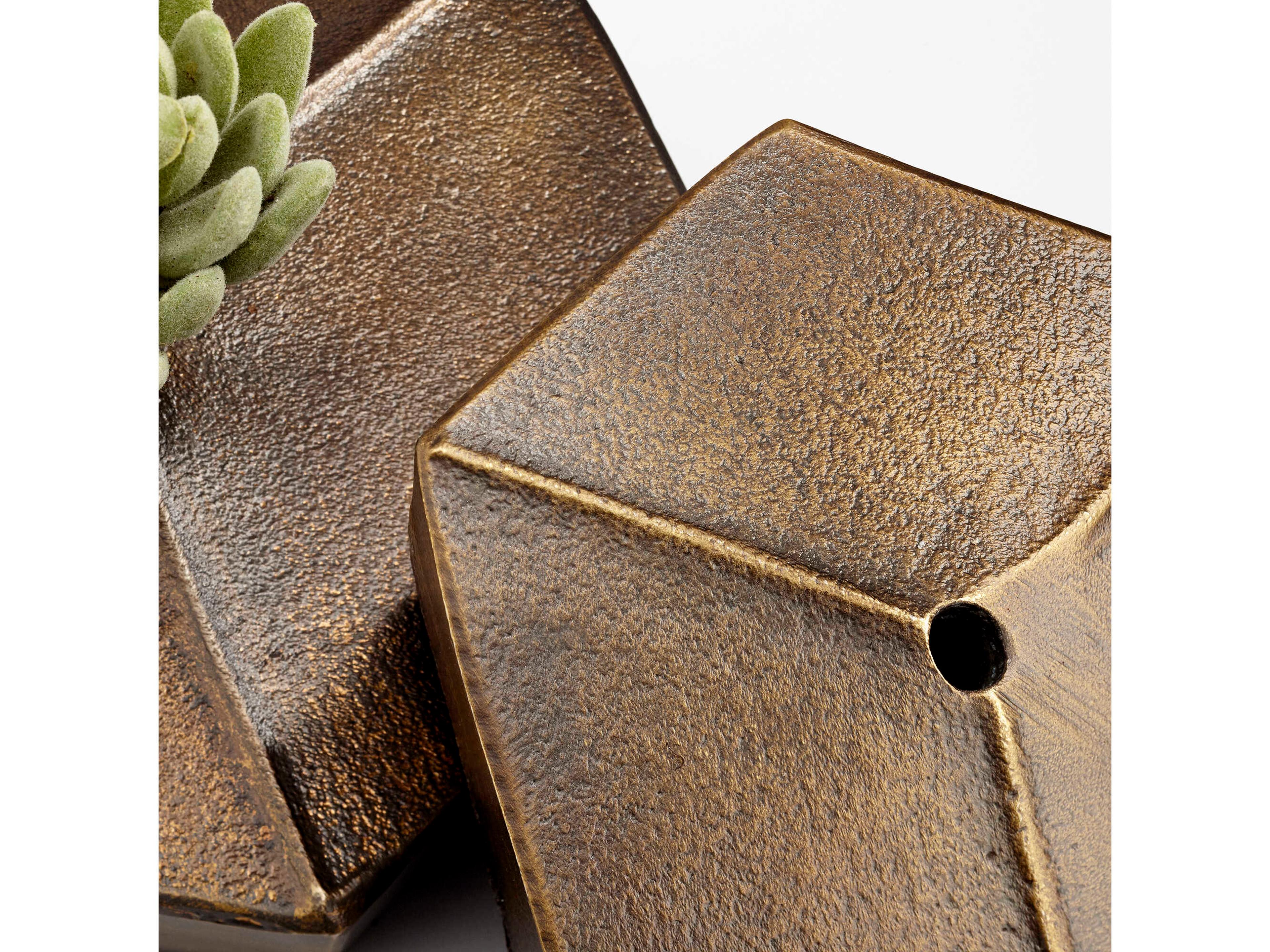 Cyan Design Sei Bud Antique Brass 6" Vase