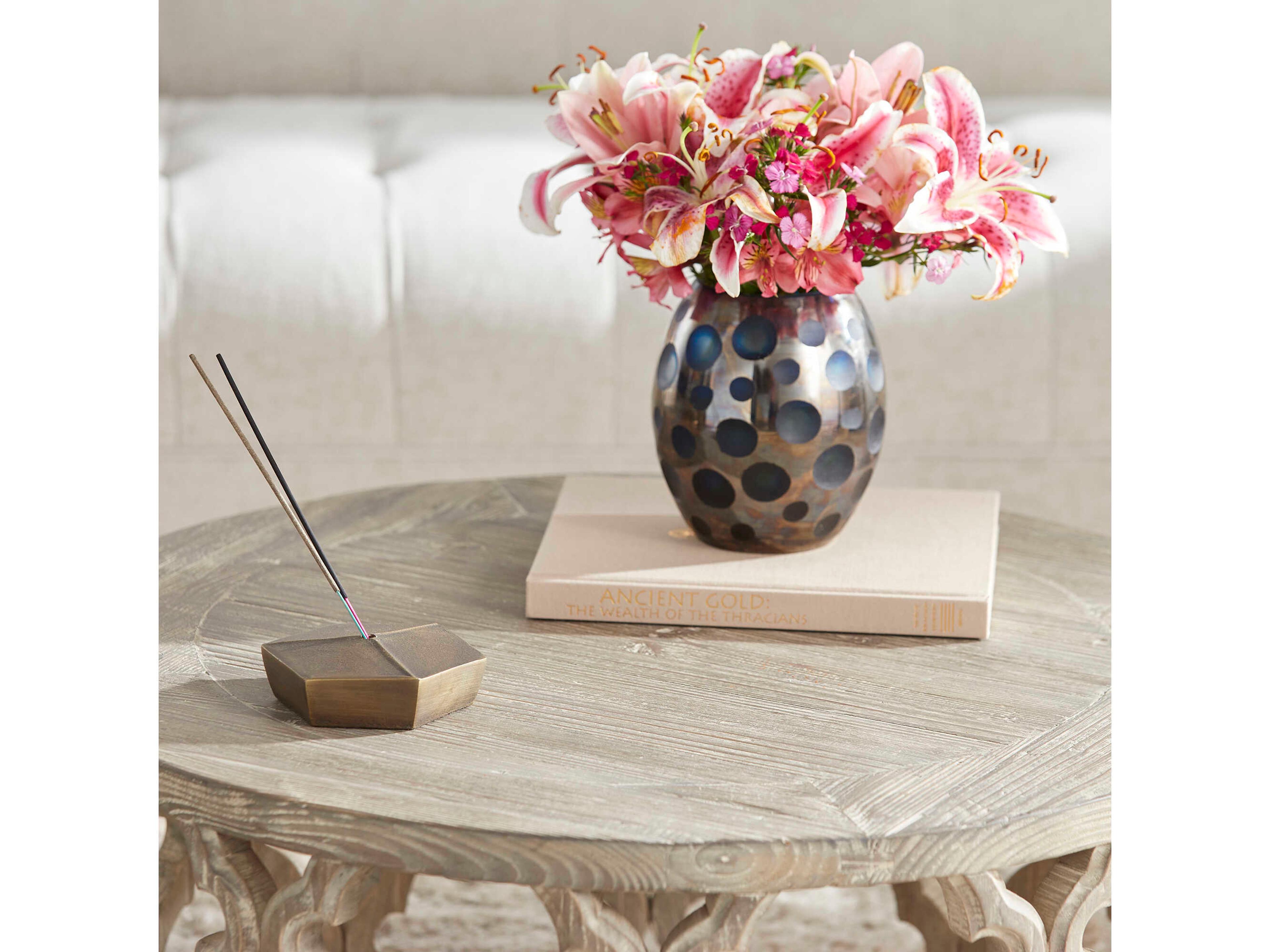 Cyan Design Sei Bud Antique Brass 6" Vase