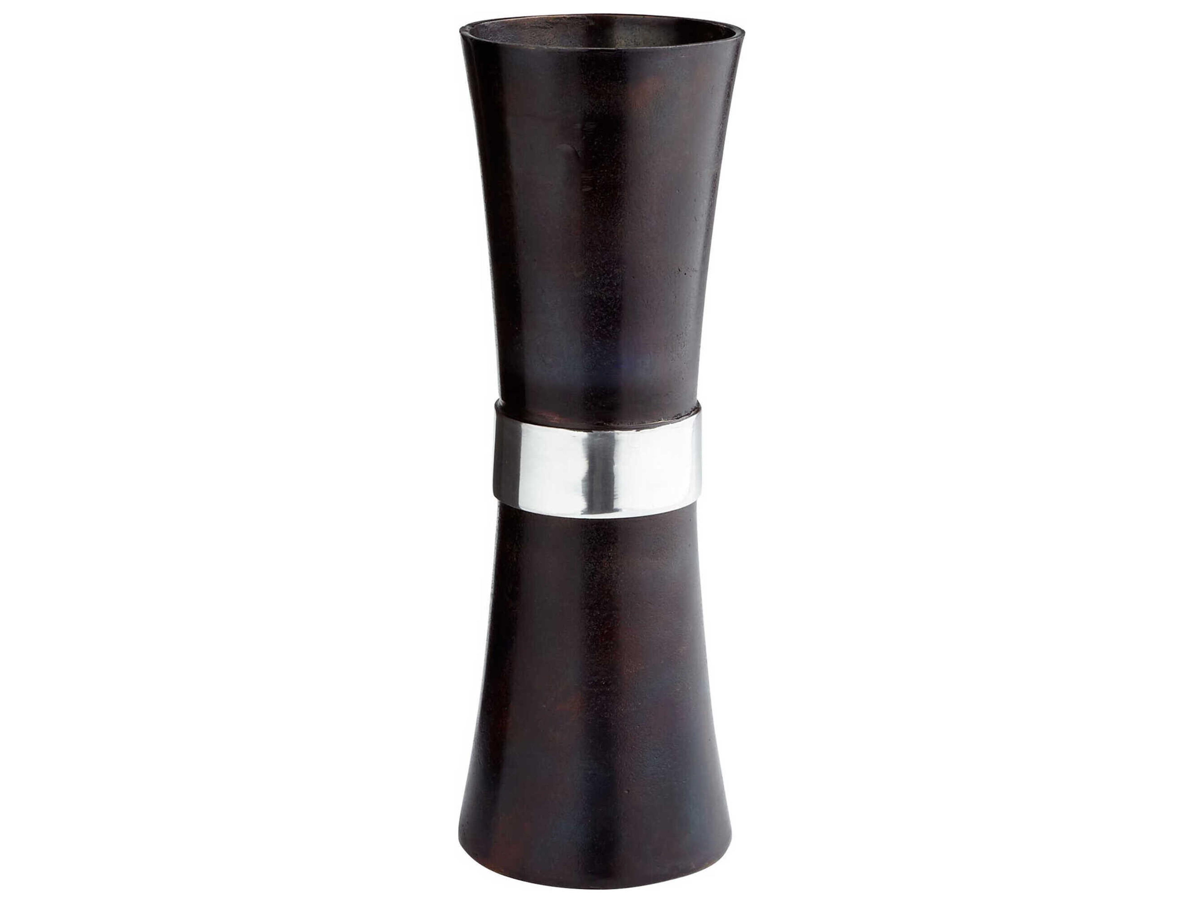 Catalina Bronze / Blue 17" High Vase