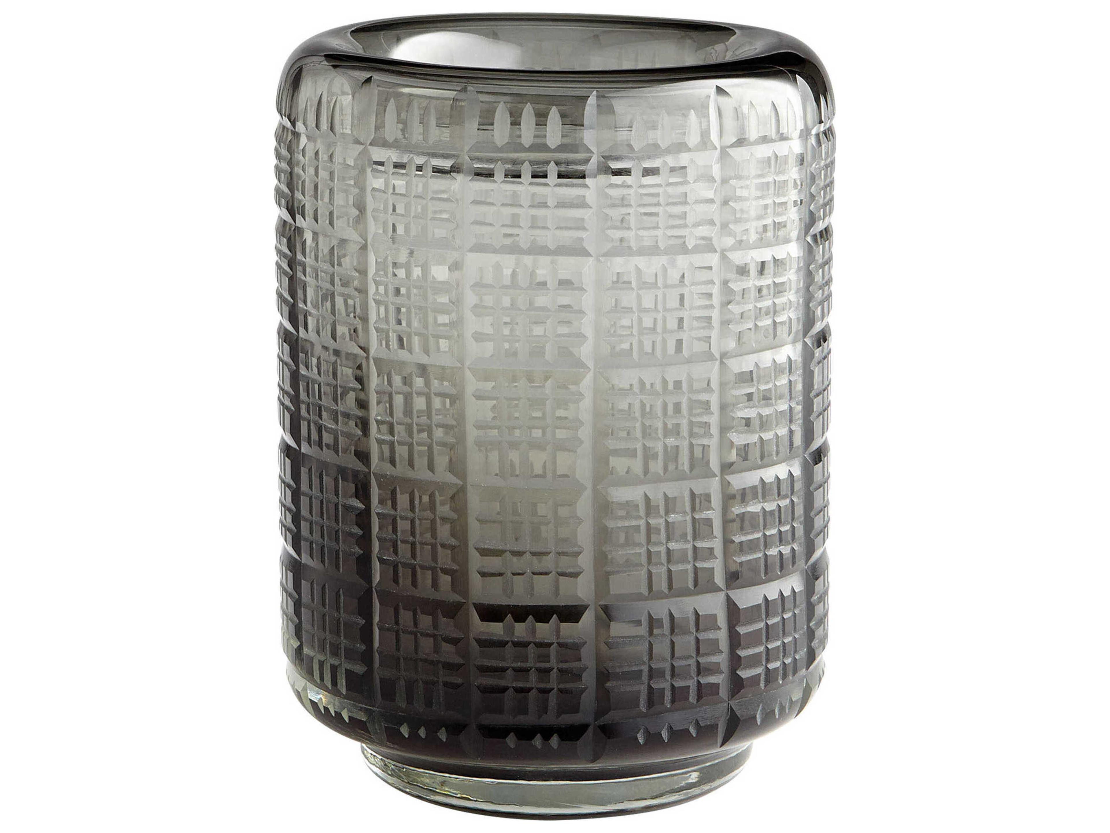 Cyan Design Off The Grid Smoke 8" High Vase