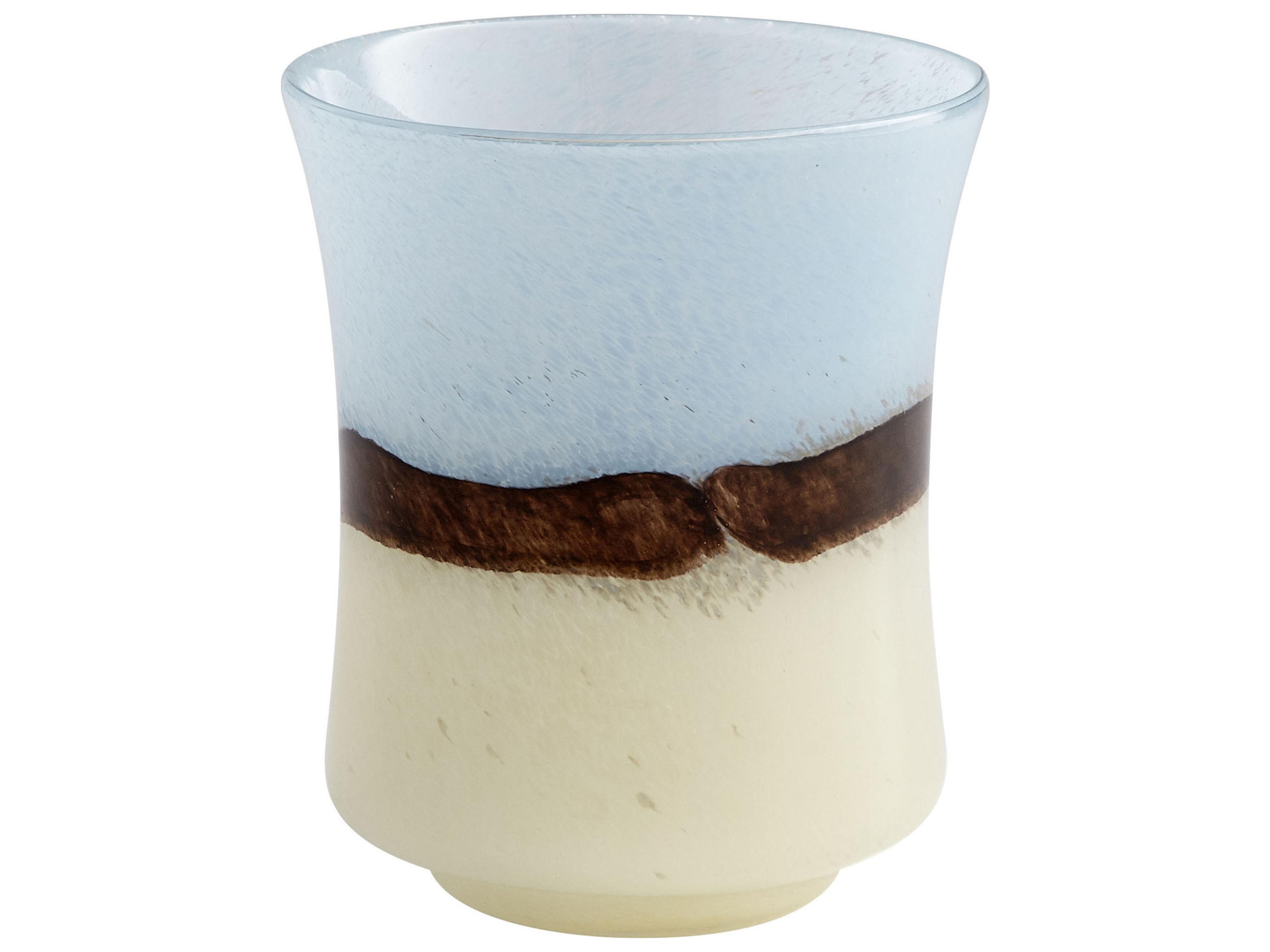 Carmel By The Sea Brown / Ivory Vase