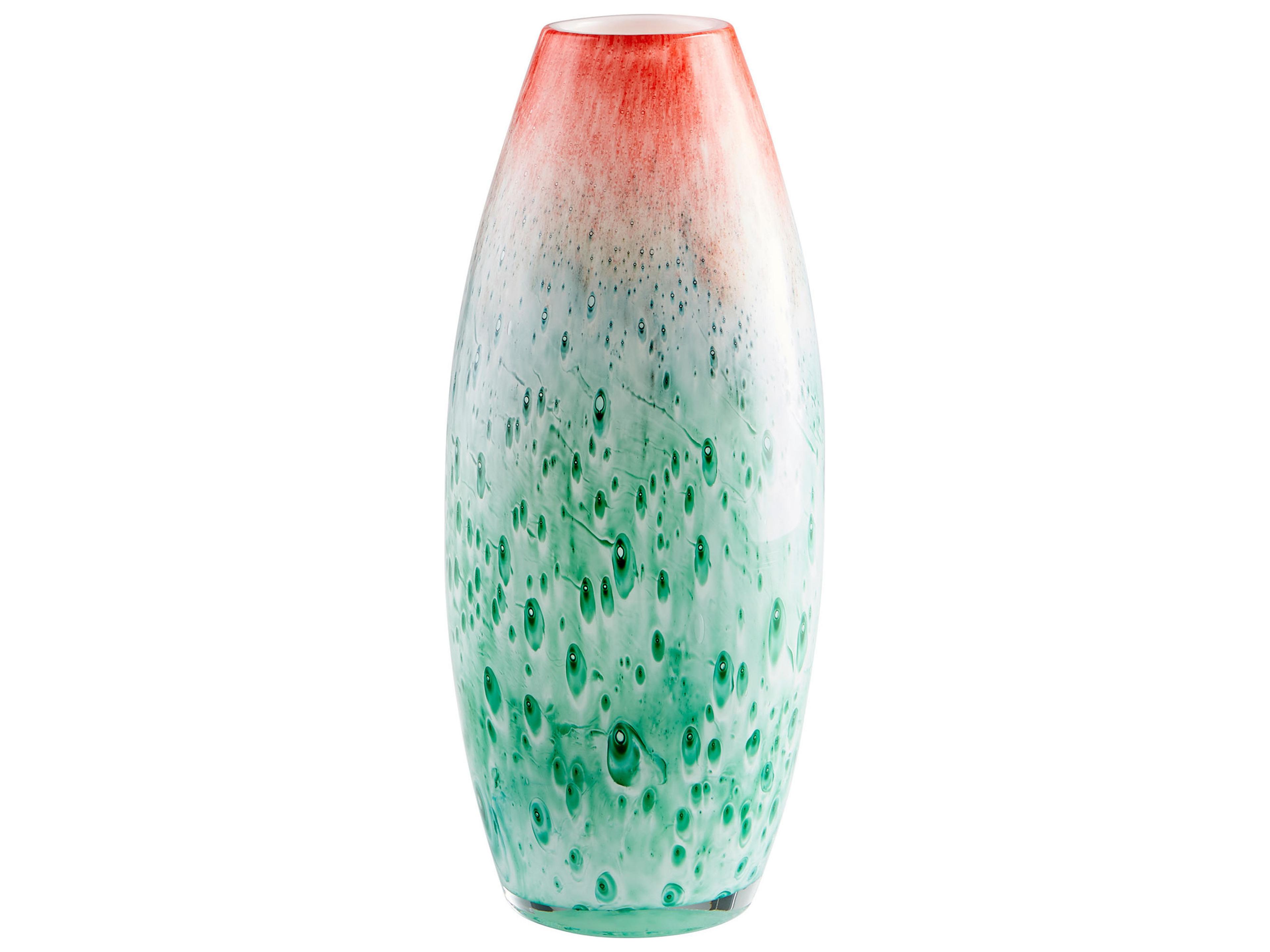Macaw Red / Green Vase