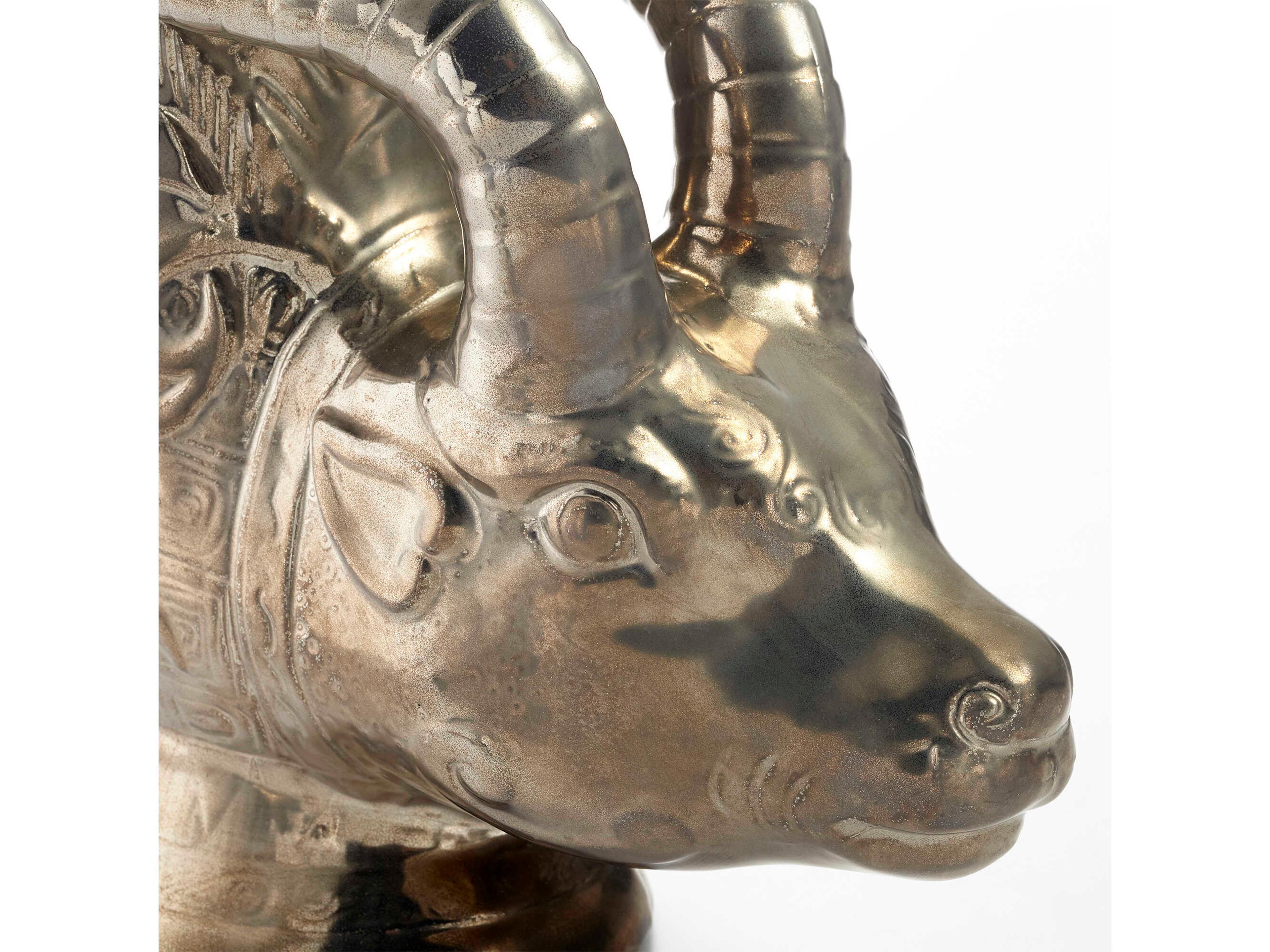 Cyan Design Bharal Headed Polished Pewter Vase