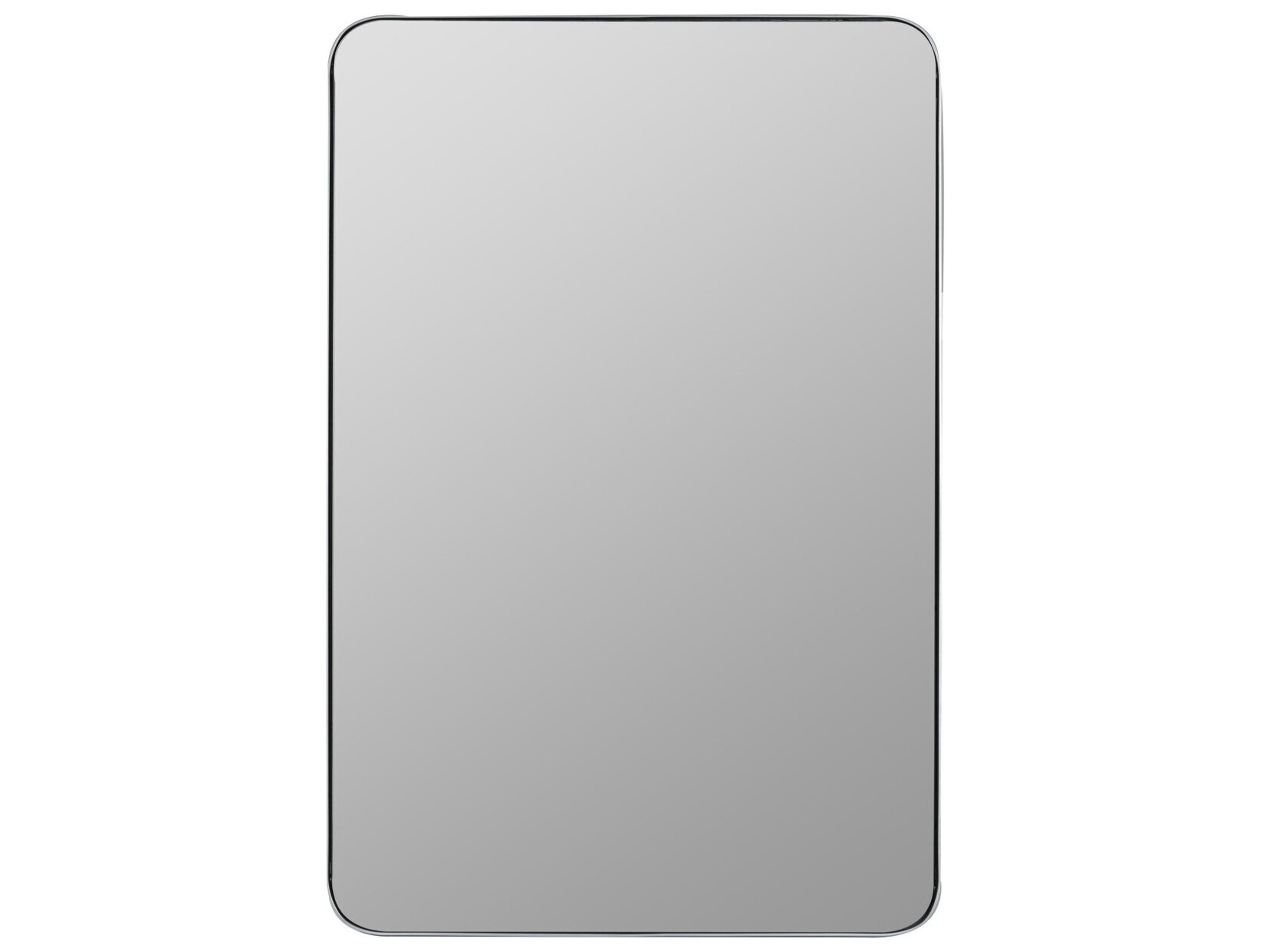 Cooper Classics Ryne Rectangle Wall Mirror — Silver Metal Frame ...