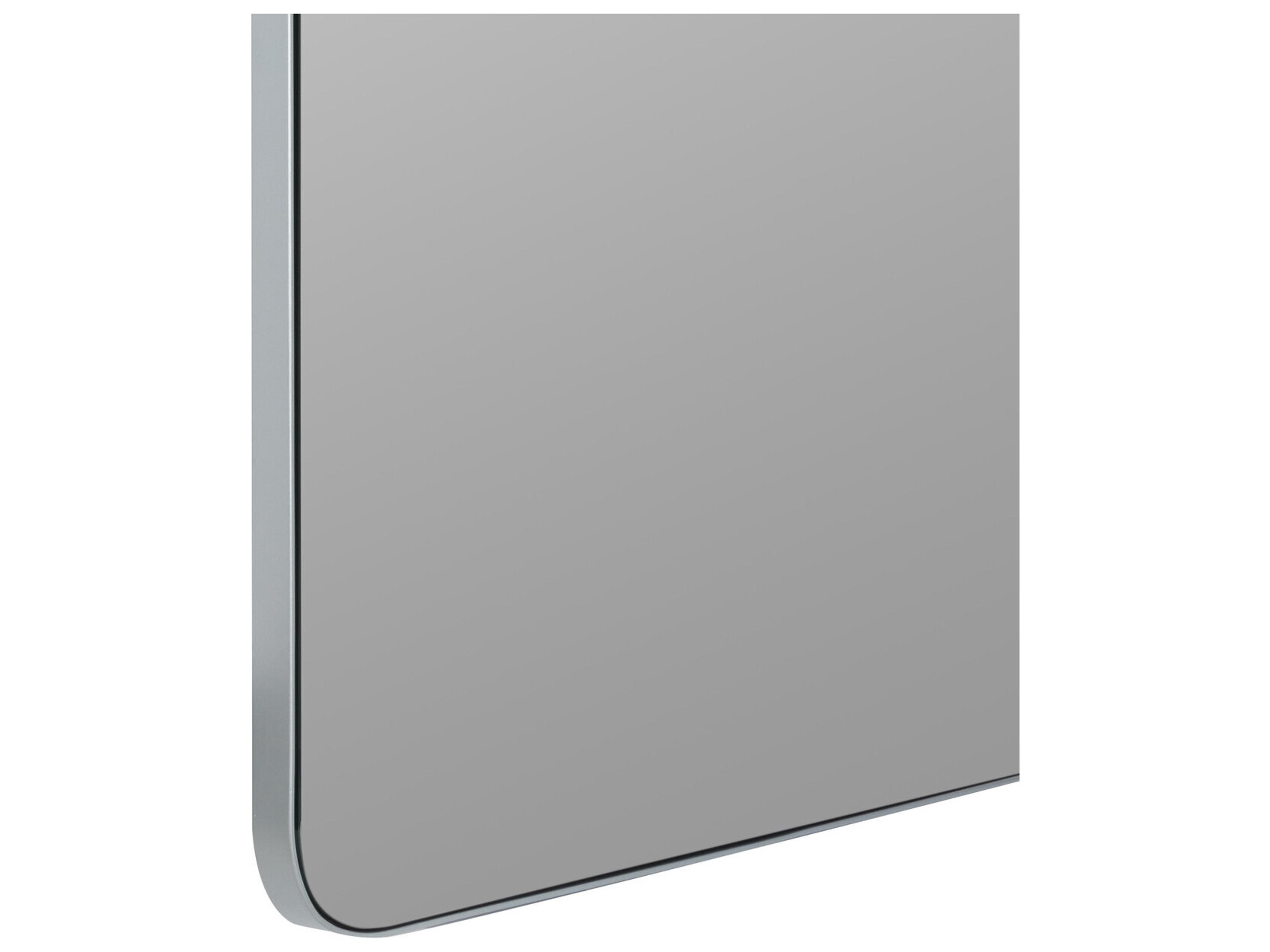 Cooper Classics Ryne Rectangle Wall Mirror — Silver Metal Frame ...